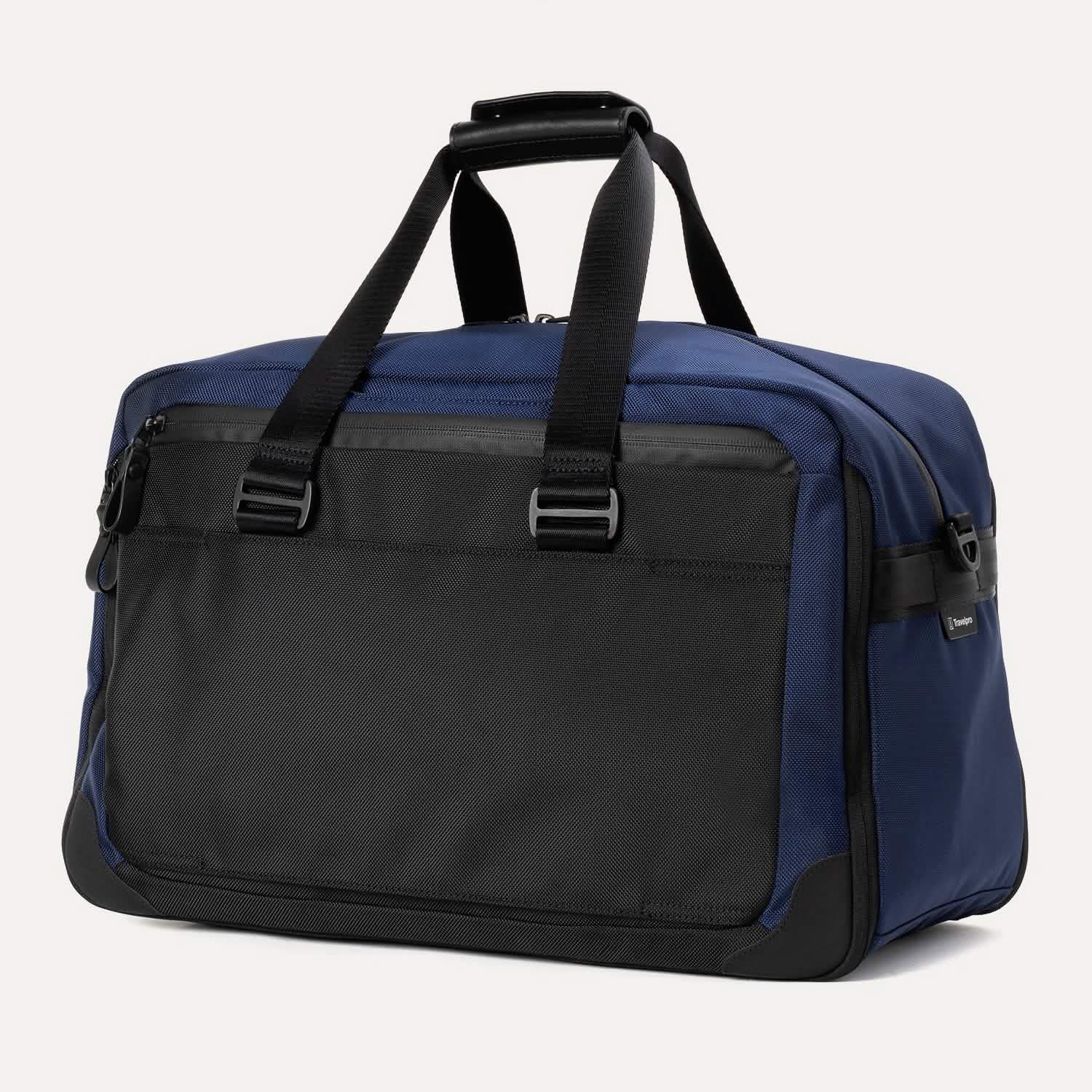 Travelpro Altitude Double Expansion Duffel in Aviator Navy — angle view 3