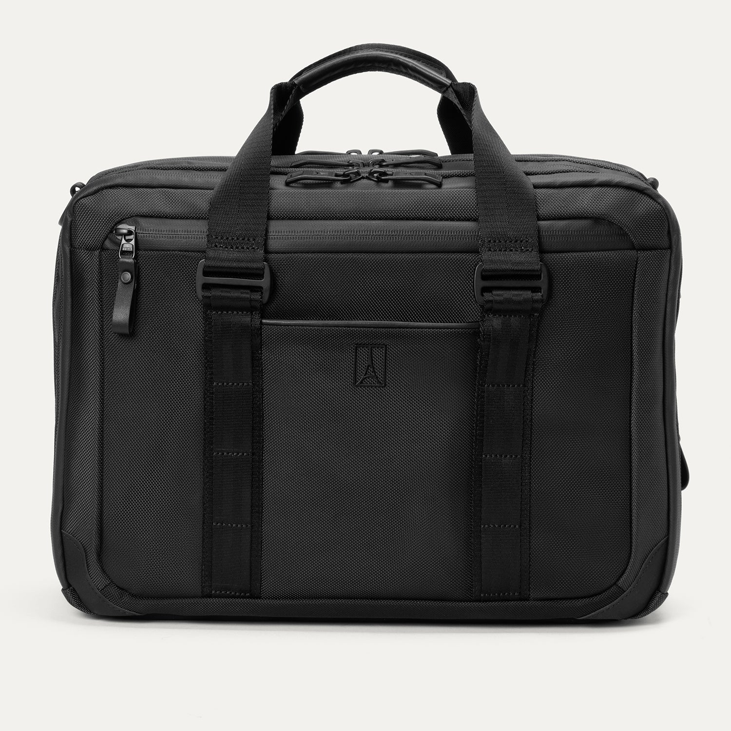 Travelpro Altitude Full Expansion Brief in Jet Black — front view