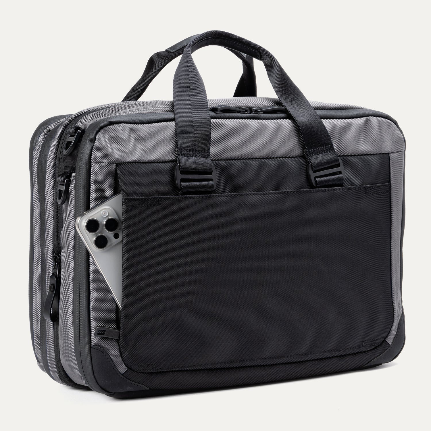 Travelpro Altitude Full Expansion Brief in Falcon Grey — detail view