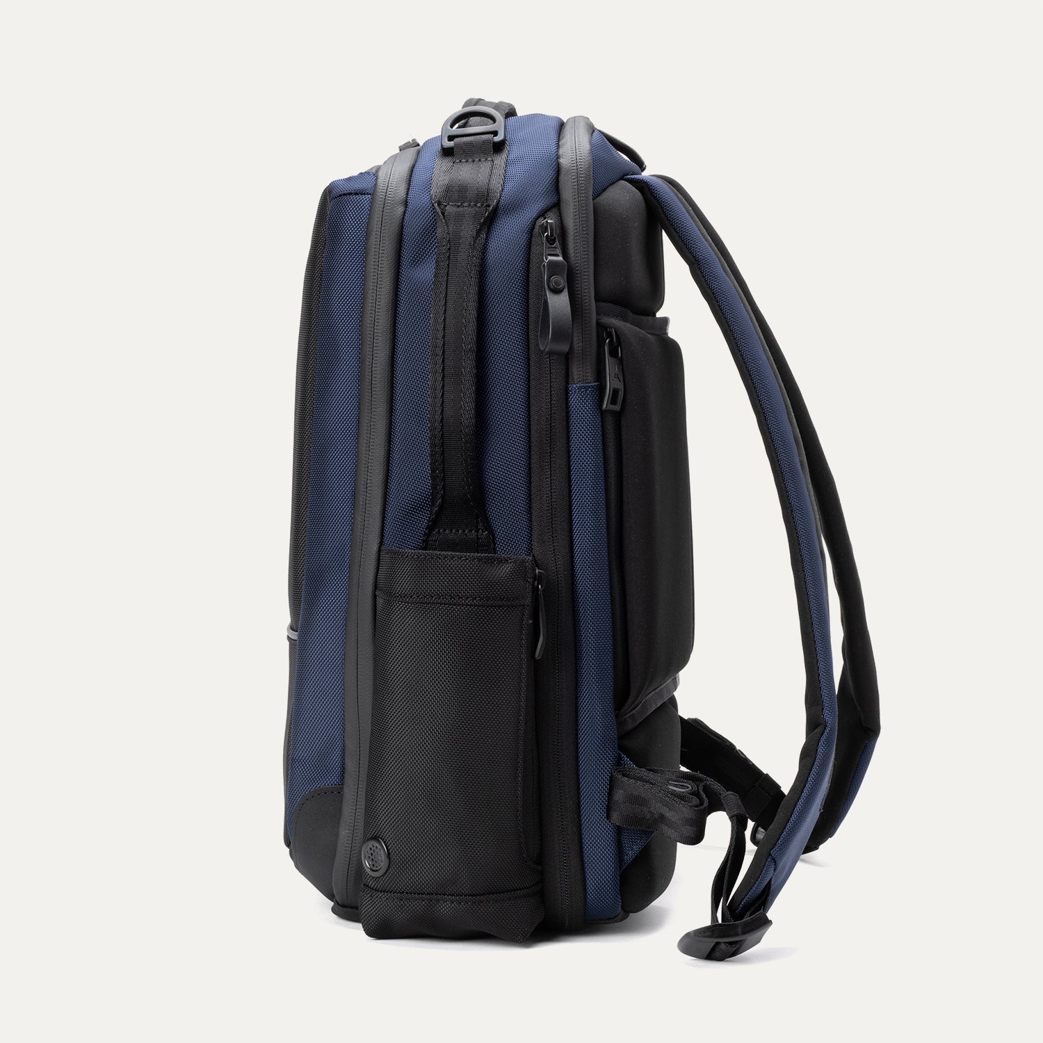 Travelpro Altitude Slim Expandable Laptop Backpack 20-24L in Aviator Navy — angle view 1