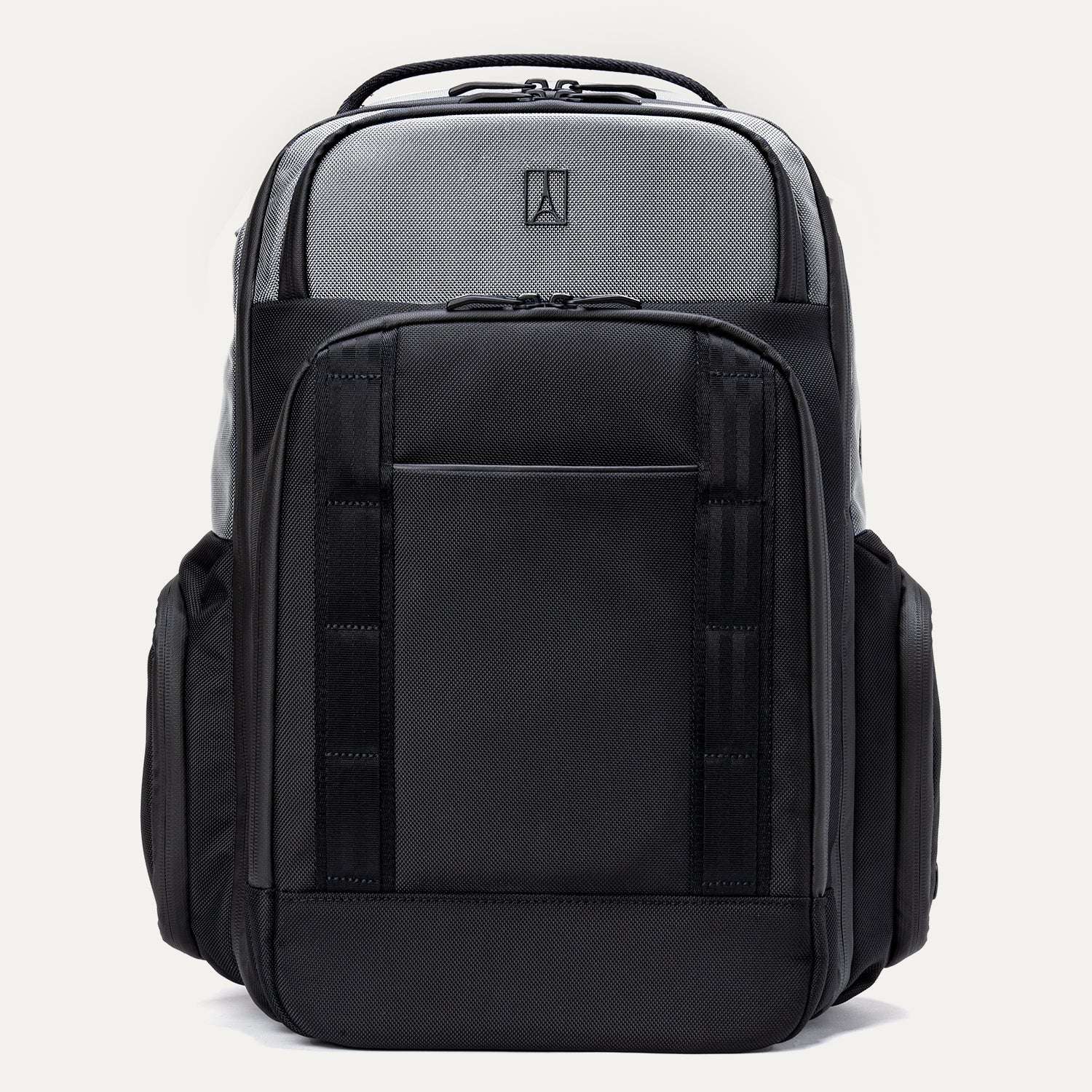 Travelpro Altitude Large Expandable Laptop Backpack 30-36L in Falcon Grey — front view