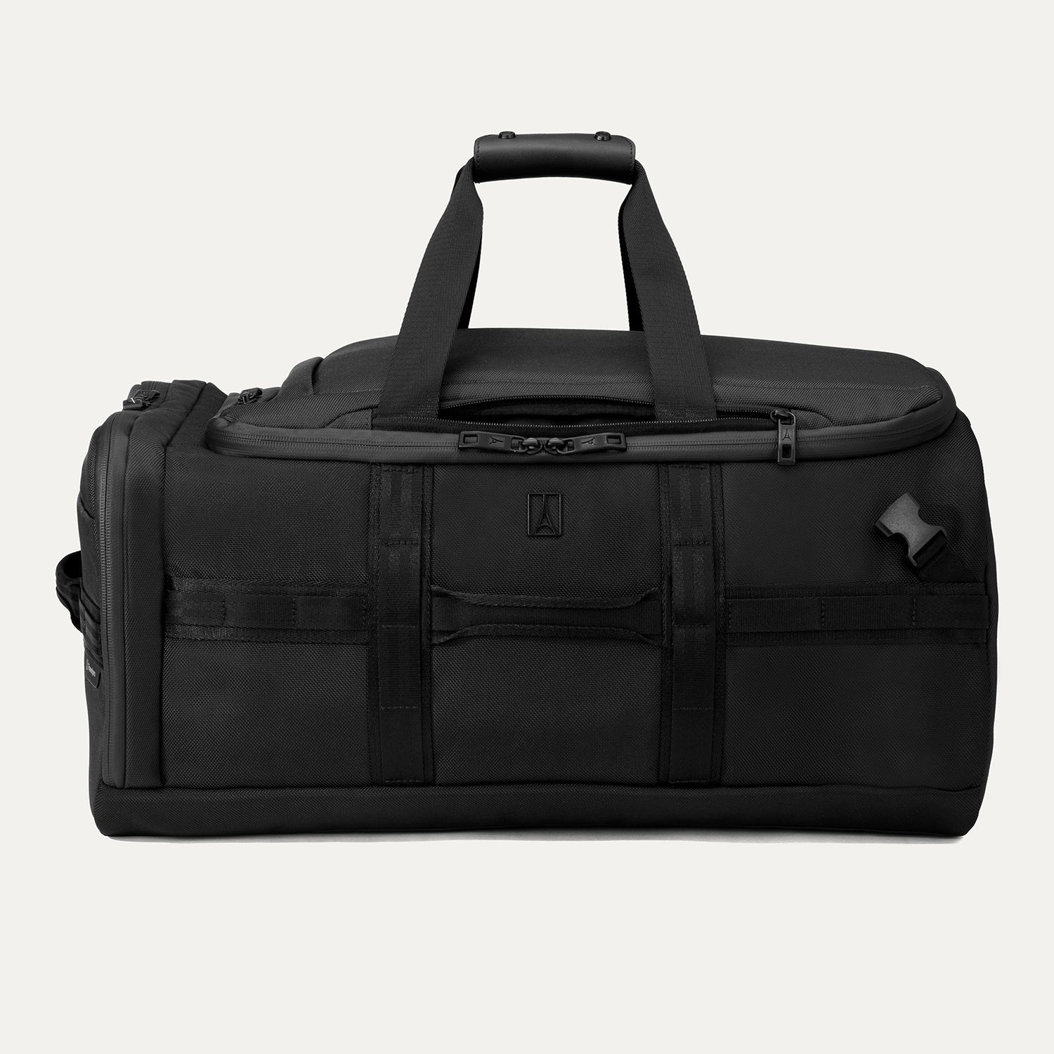Travelpro Altitude Convertible Duffel/Backpack in Jet Black — front view