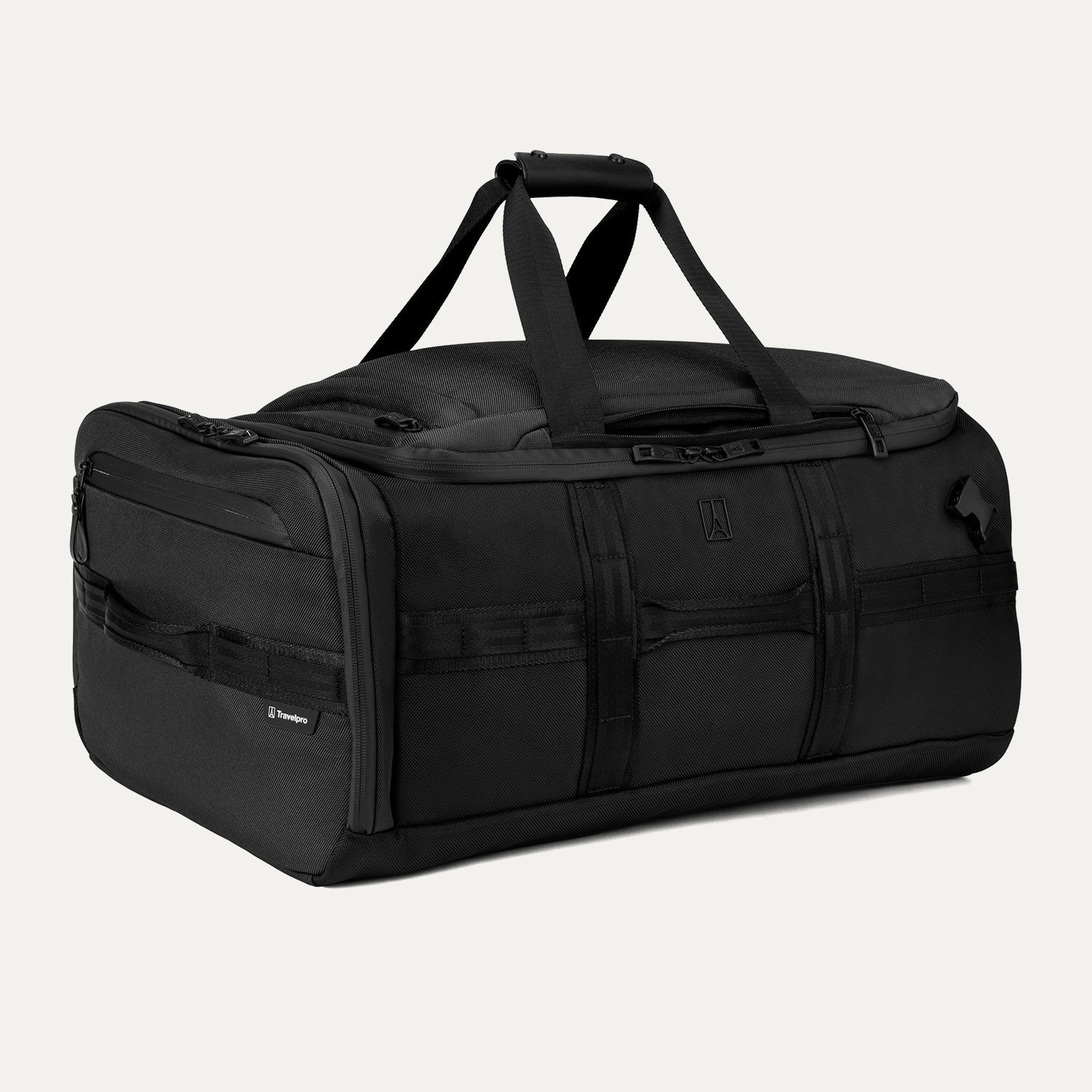 Travelpro Altitude Convertible Duffel/Backpack in Jet Black — angle view 2