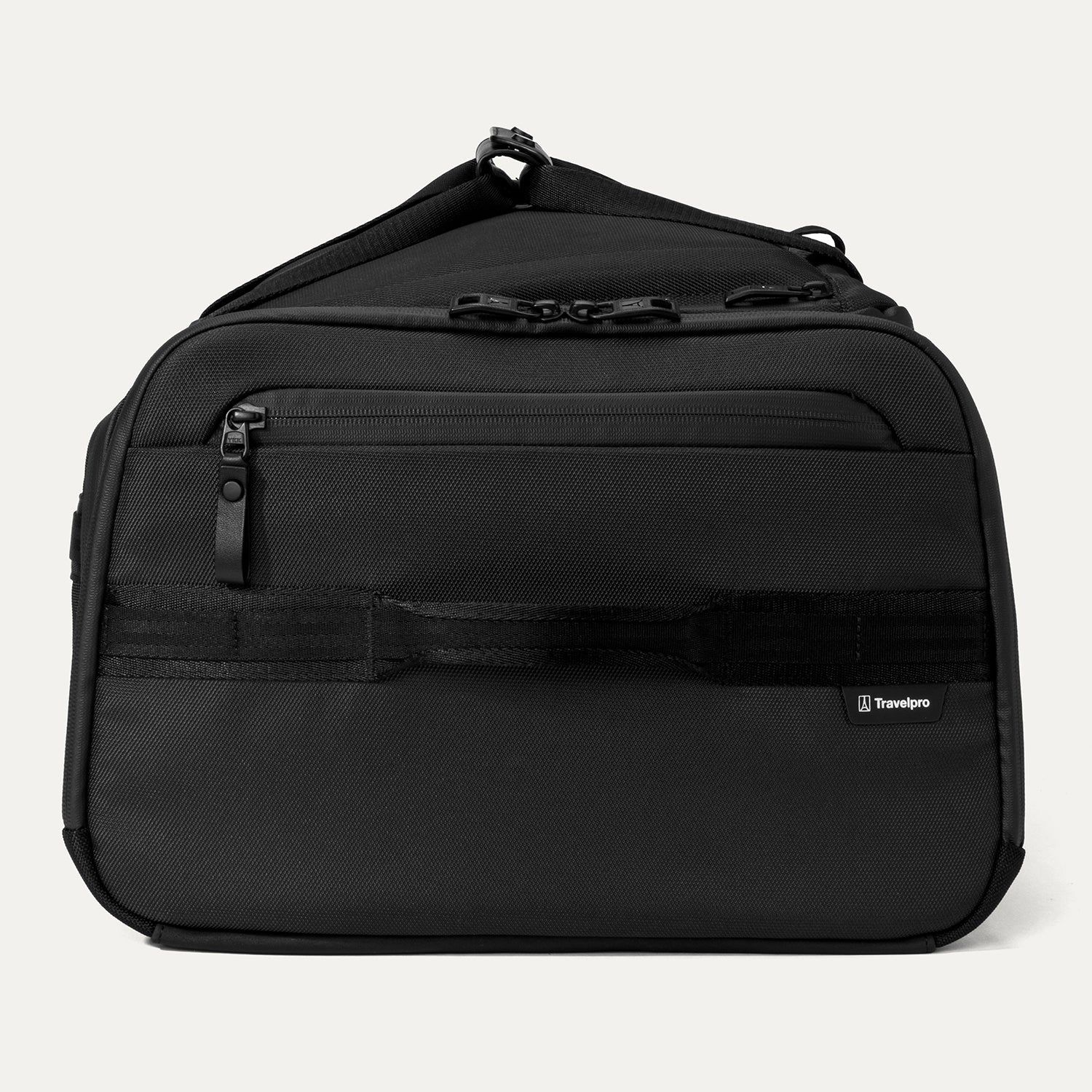 Travelpro Altitude Convertible Duffel/Backpack in Jet Black — angle view 3