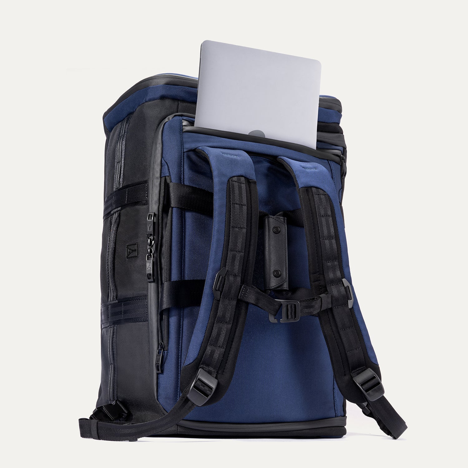 Travelpro Altitude Convertible Duffel/Backpack in Aviator Navy — back view