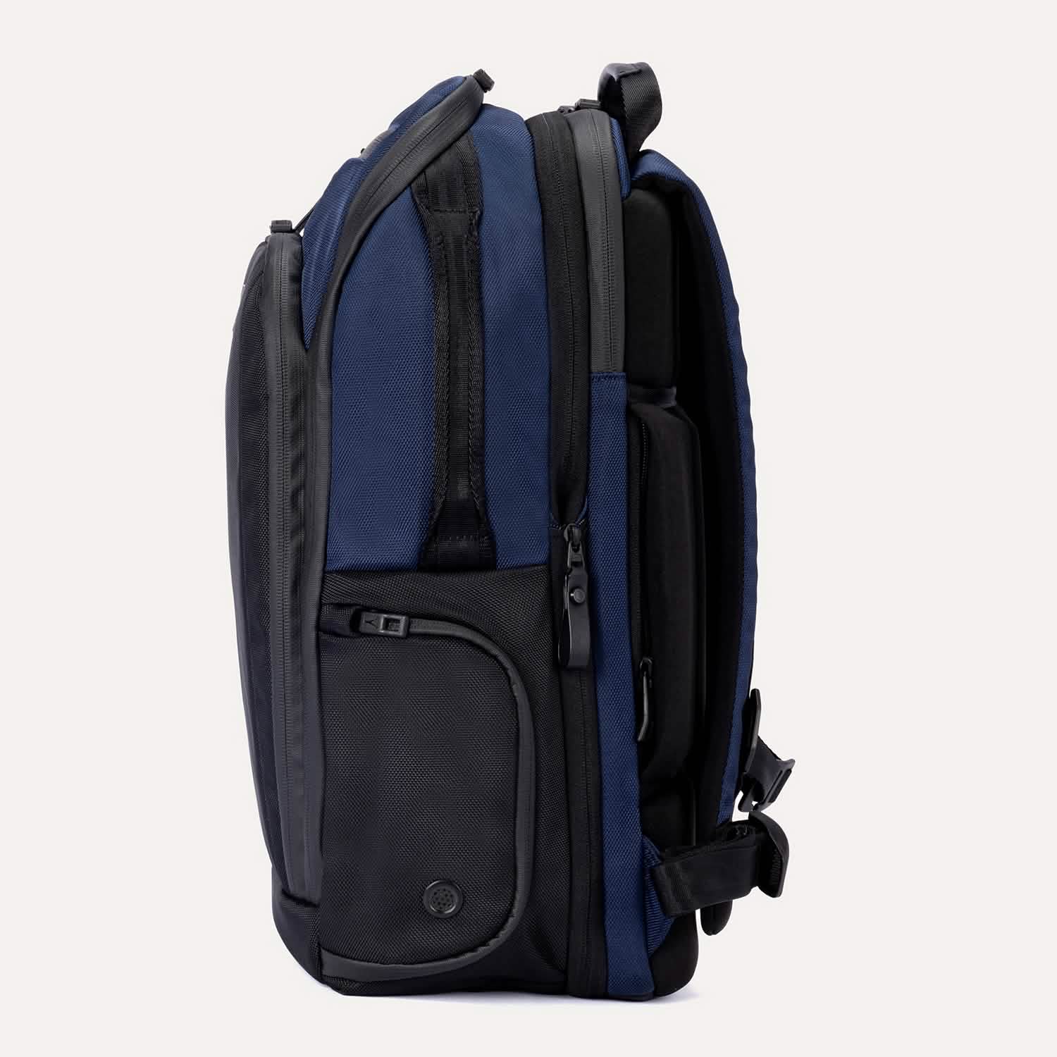 Travelpro Altitude All-Purpose Full Expansion Laptop Backpack 24-34L in Aviator Navy — angle view 2