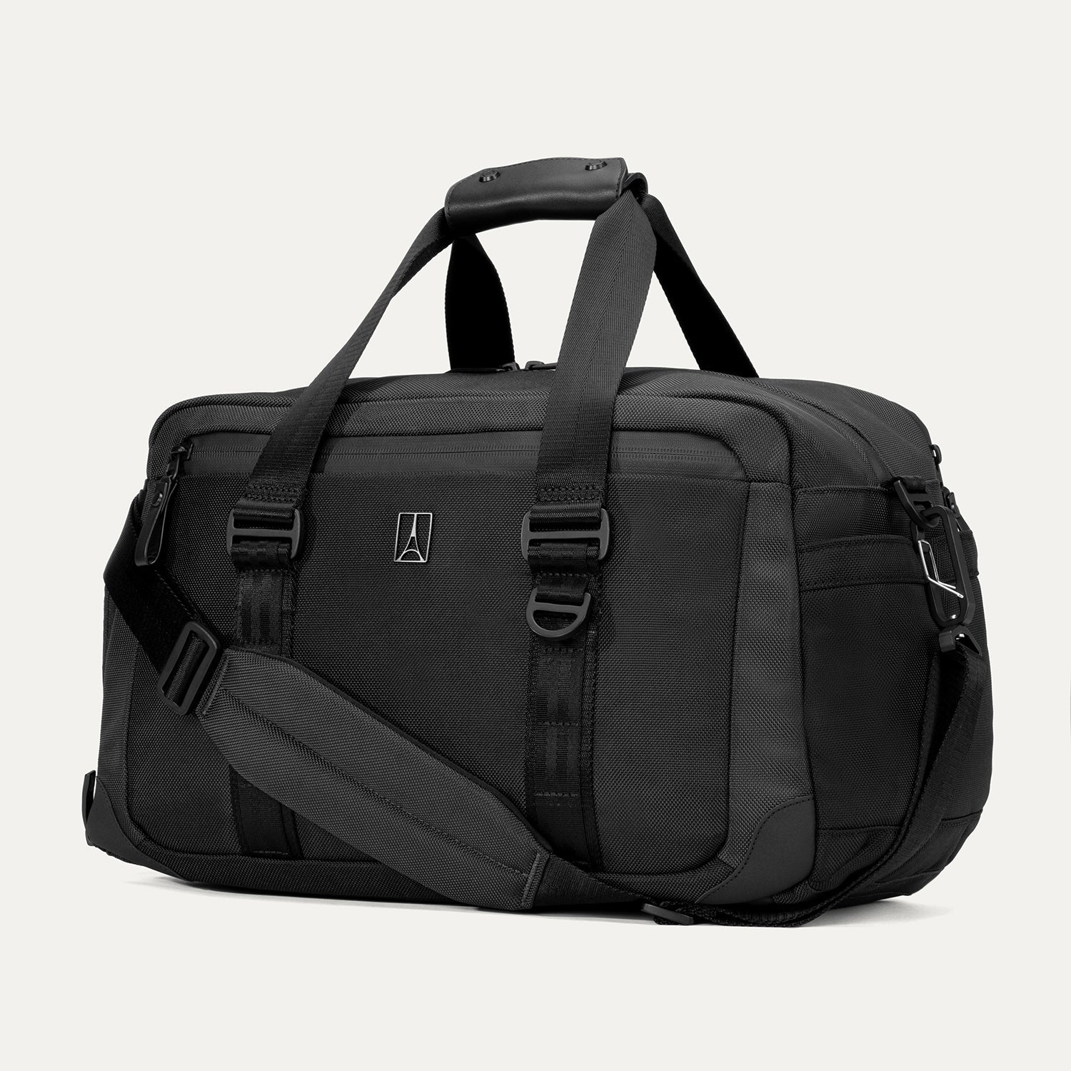 Travelpro Altitude Day-to-Day Duffel in Jet Black — angle view 3