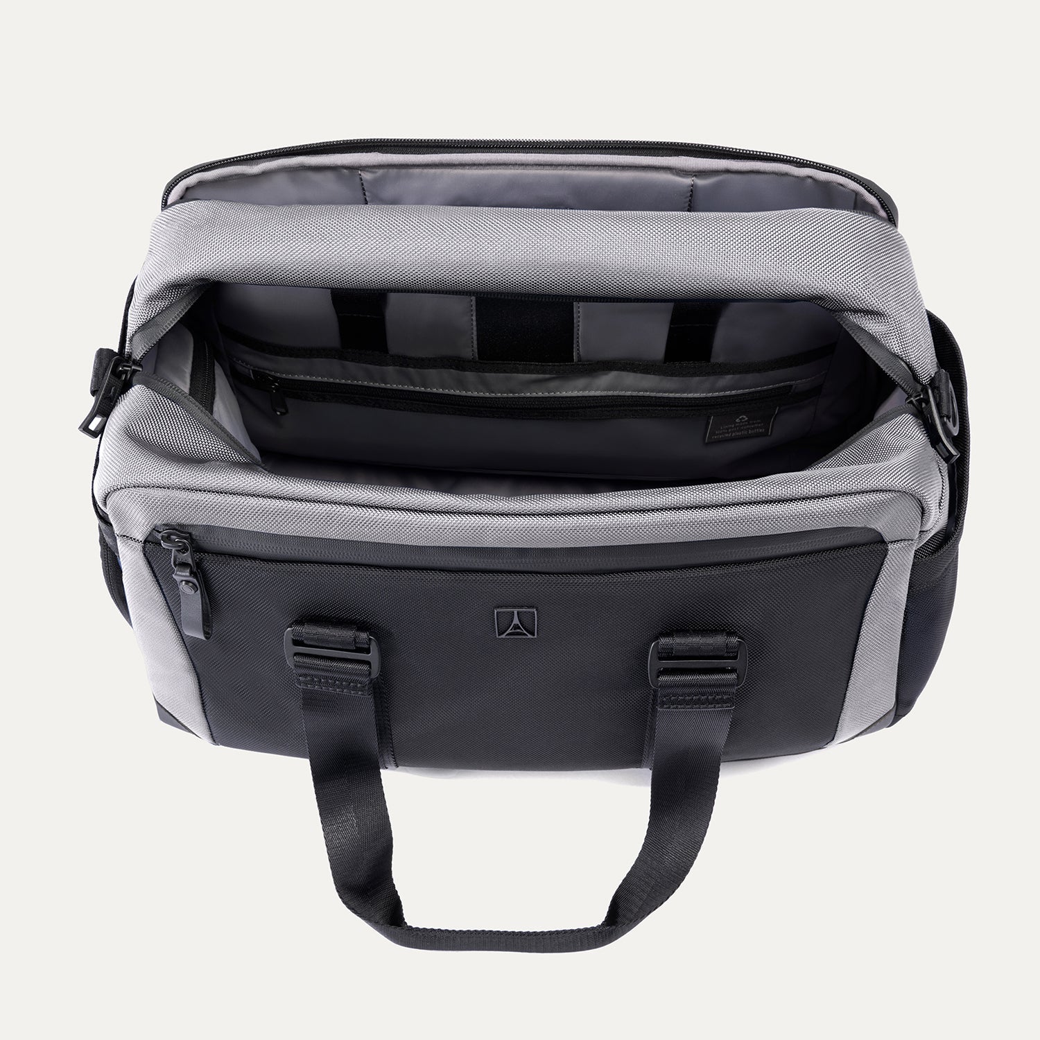 Travelpro Altitude Day-to-Day Duffel in Falcon Grey — interior view