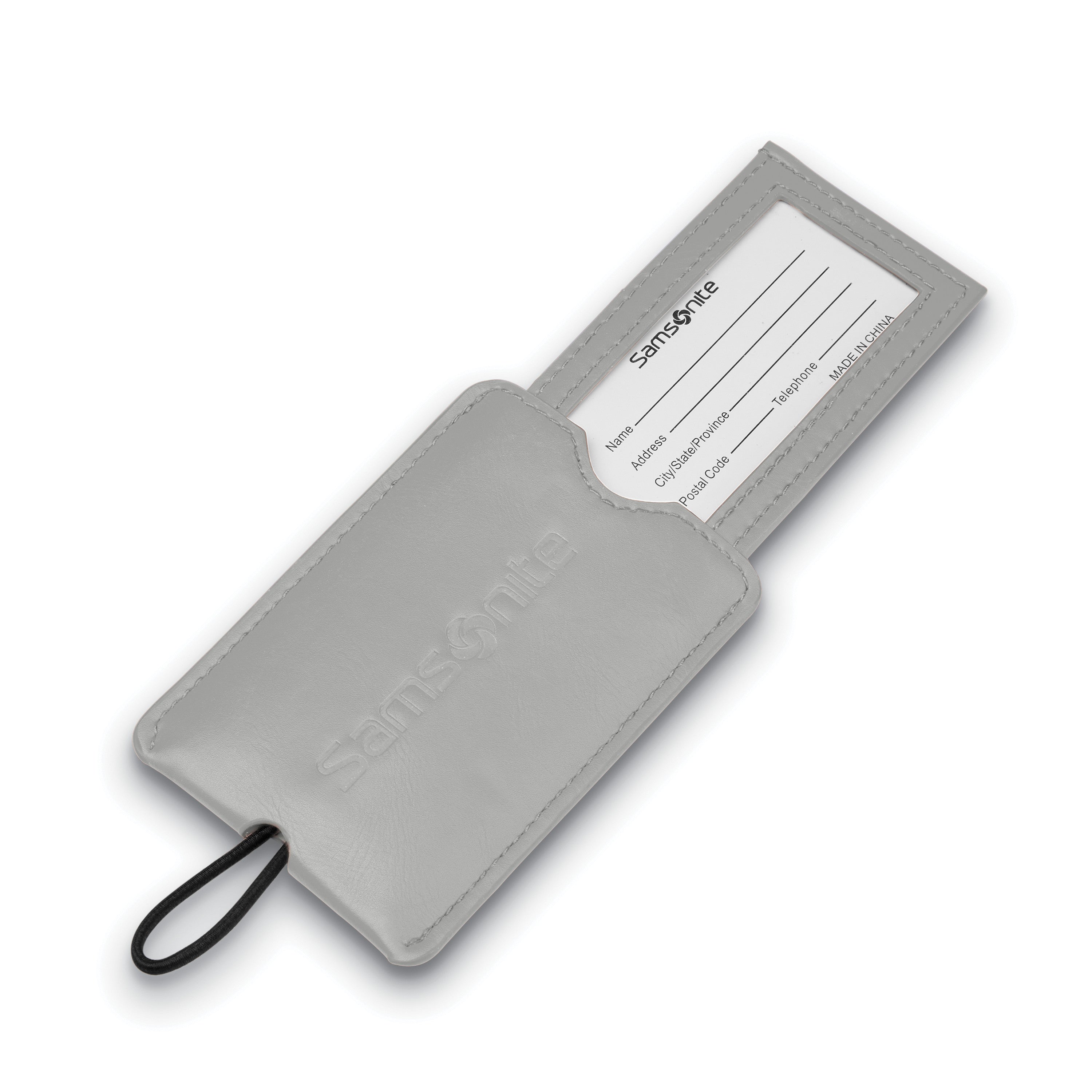 Samsonite Vinyl ID Tag (Set of 2) - Light Grey