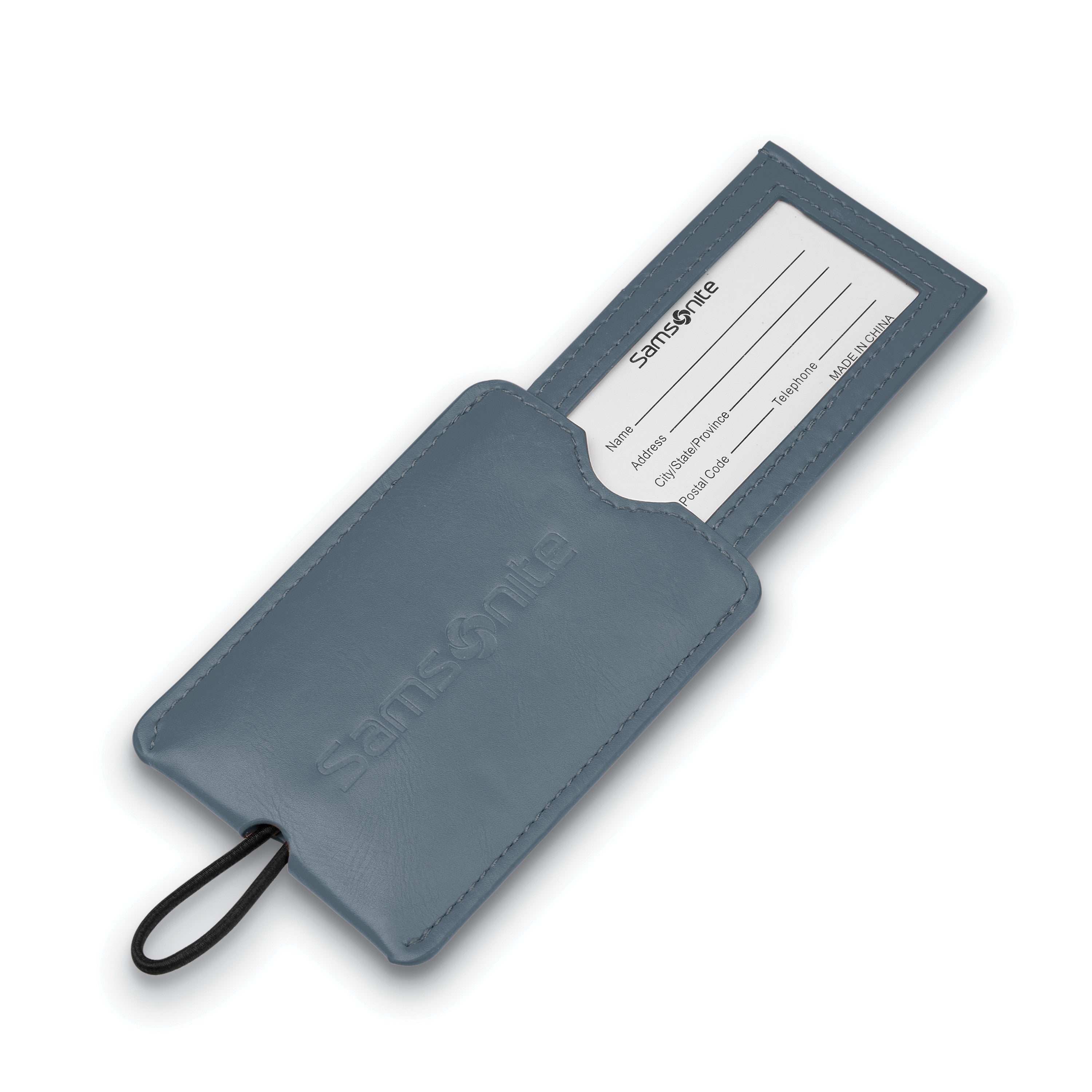 Samsonite Vinyl ID Tag (Set of 2) - Slate Blue