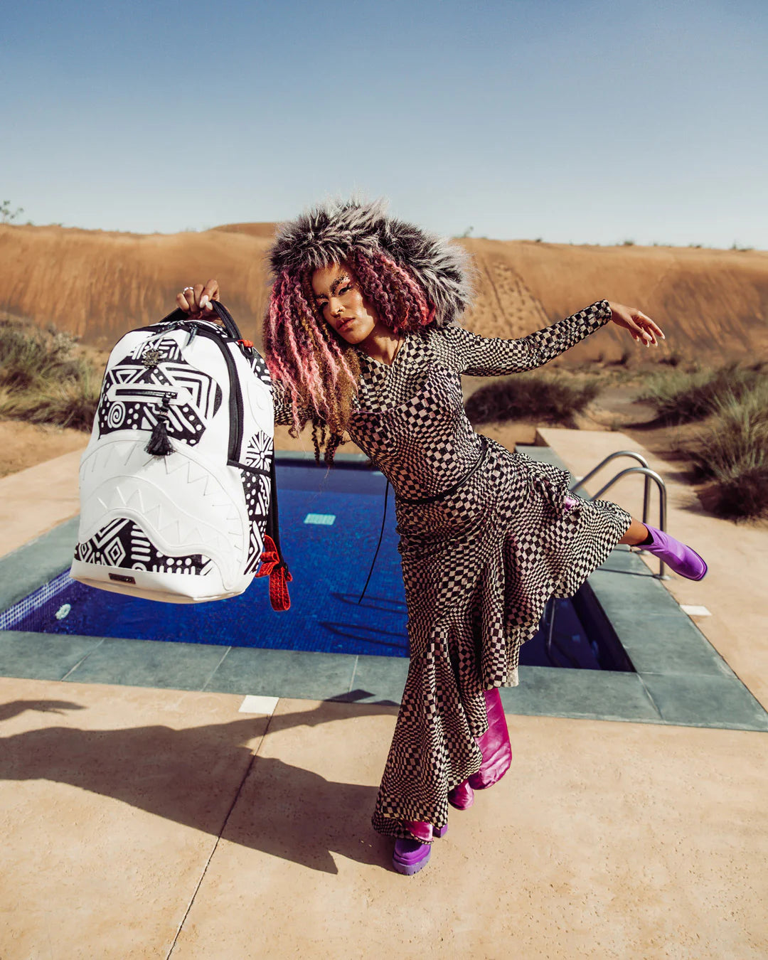 Sprayground A.I.8 African Intelligence - Origin Story Backpack image 8