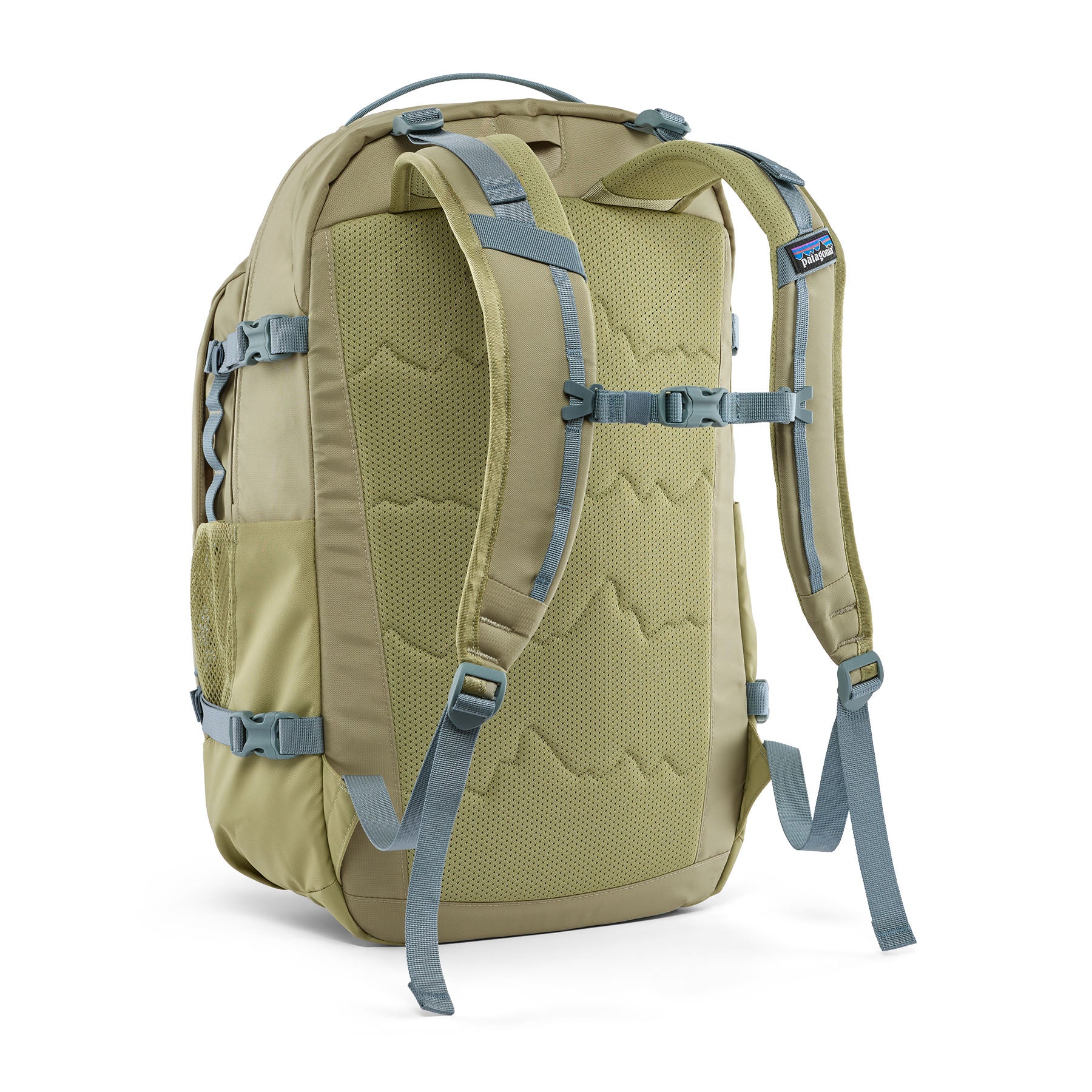 Patagonia Refugio Daypack 32L in Weathered Stone — back view