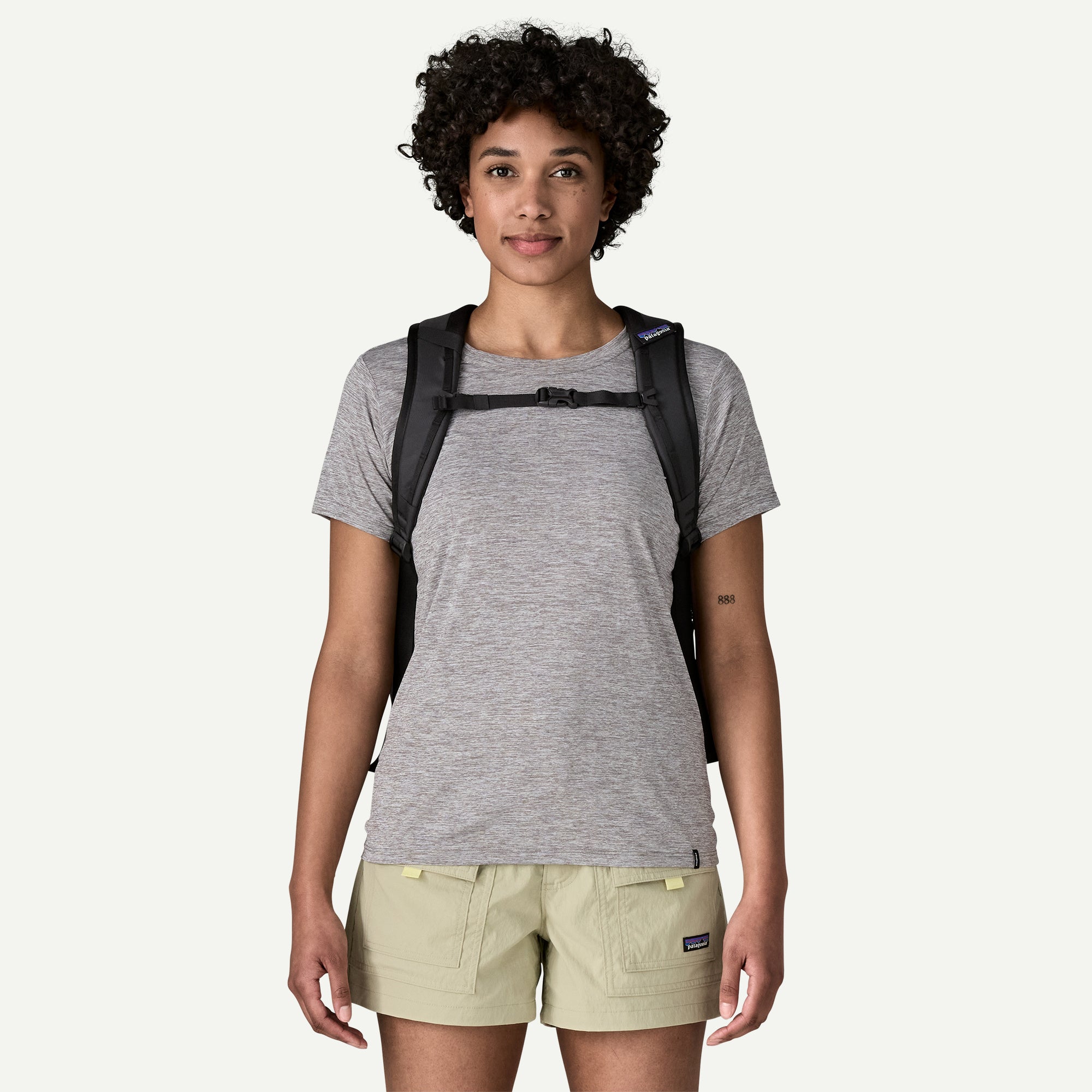 Patagonia Refugio Daypack 26L in Black — angle view 2