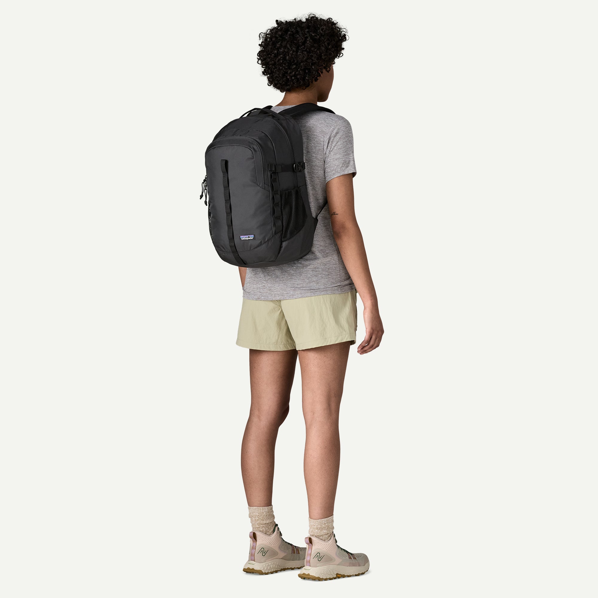 Patagonia Refugio Daypack 26L in Black — angle view 3