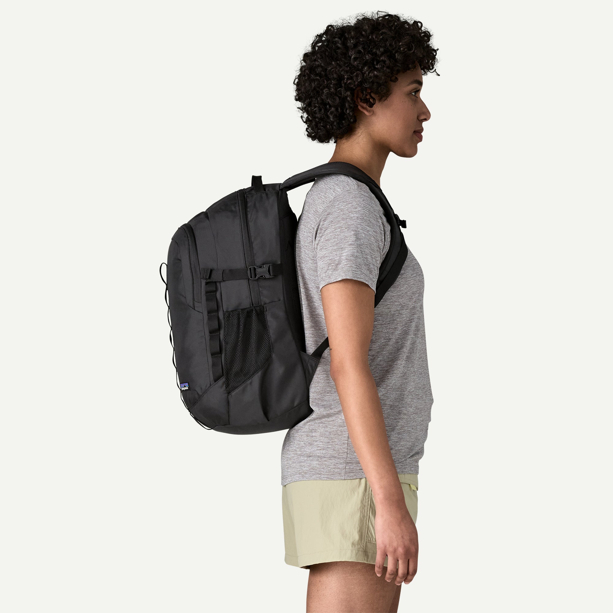 Patagonia Refugio Daypack 26L in Black — angle view 4