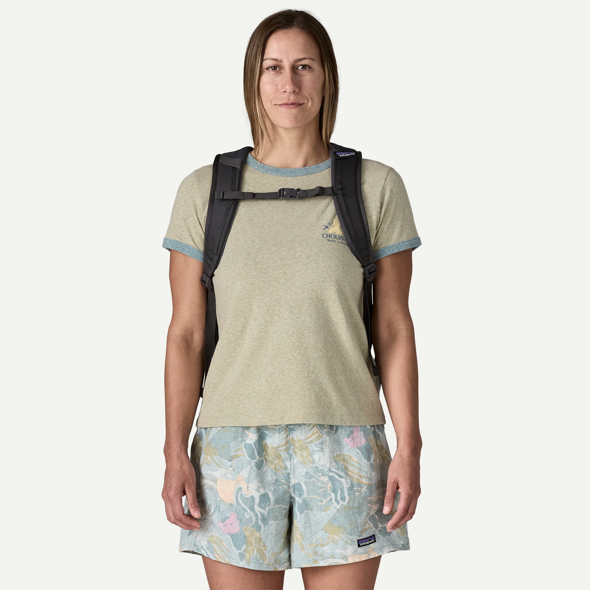 Patagonia Refugio Daypack 26L in Smolder Blue — angle view 2