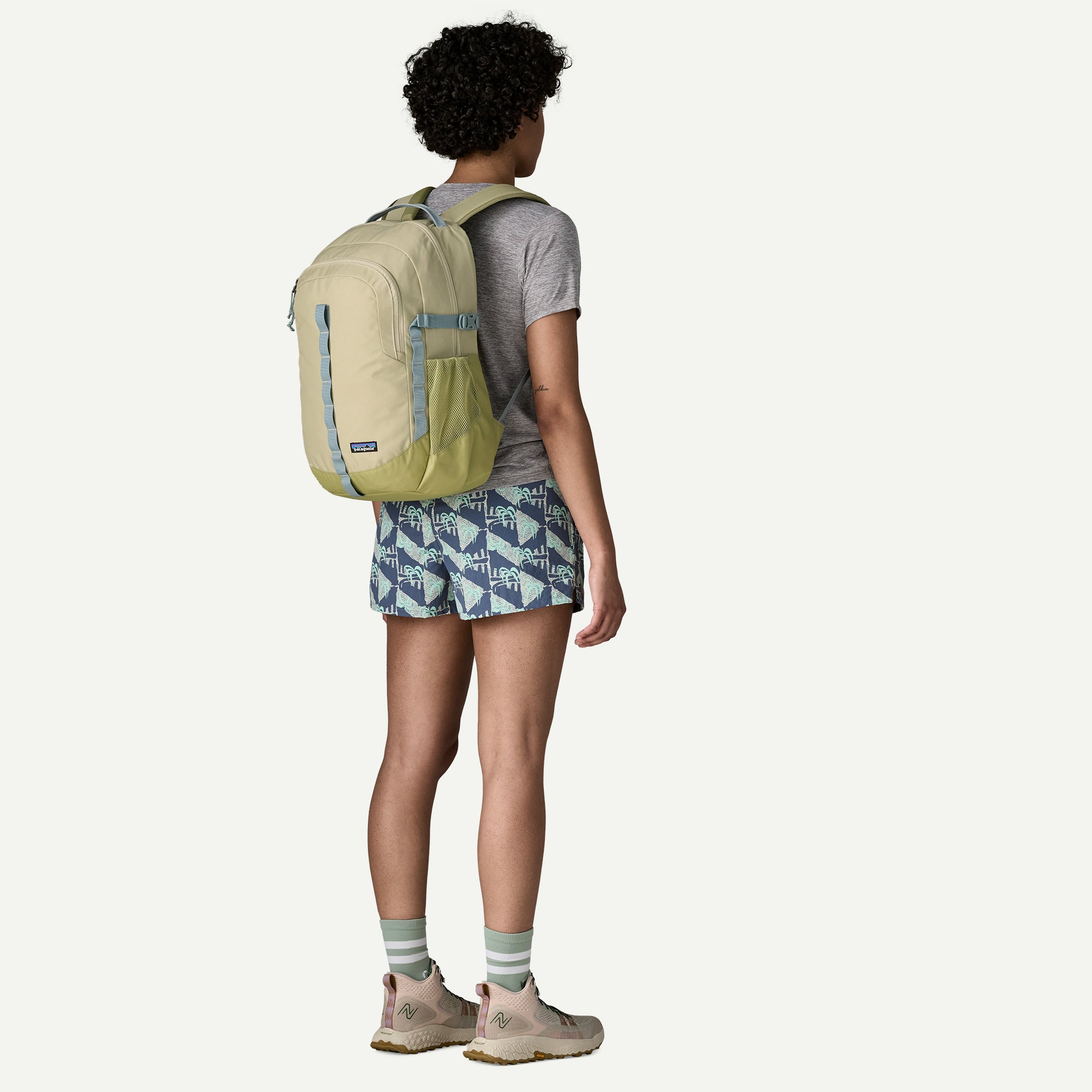 Patagonia Refugio Daypack 26L in Weathered Stone — angle view 3