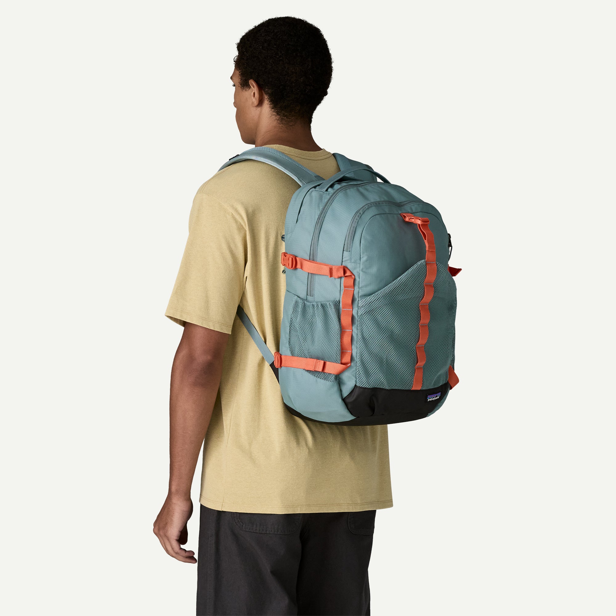 Patagonia Refugio Daypack 30L in Blue Sage — angle view 1