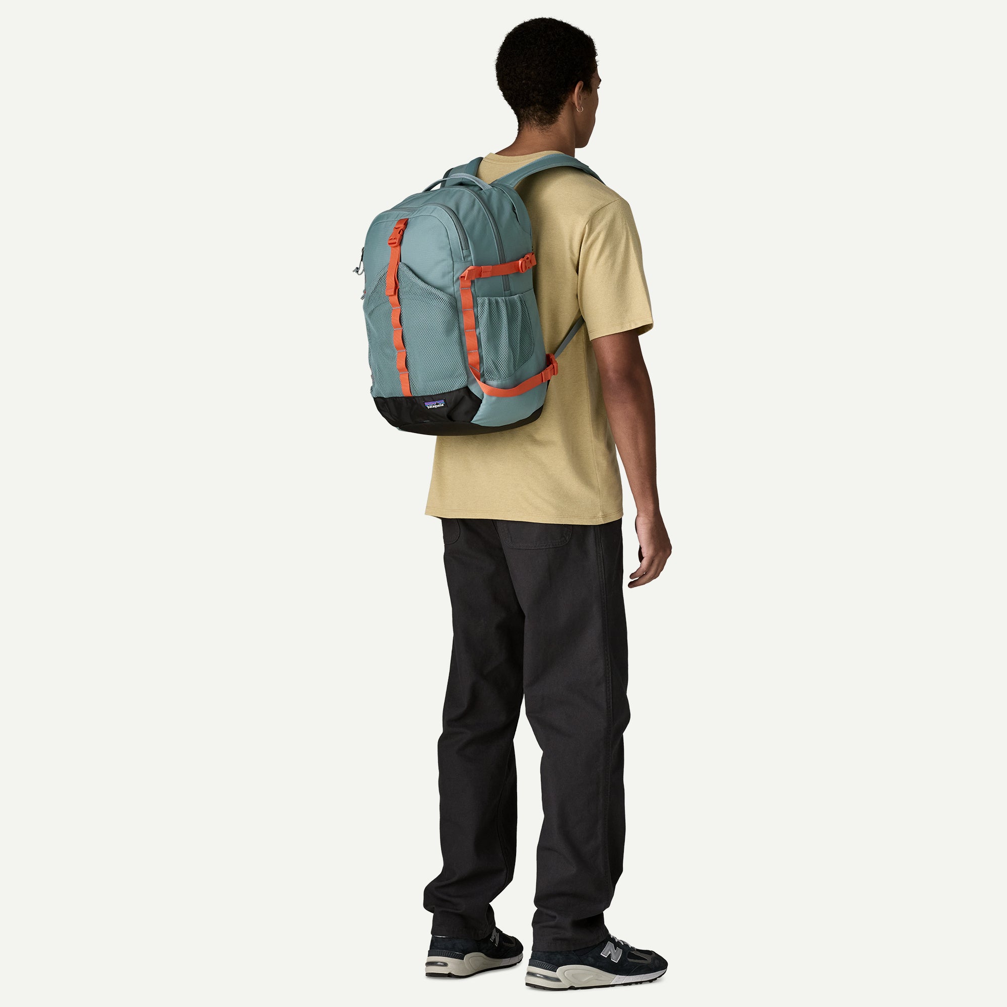 Patagonia Refugio Daypack 30L in Blue Sage — angle view 3