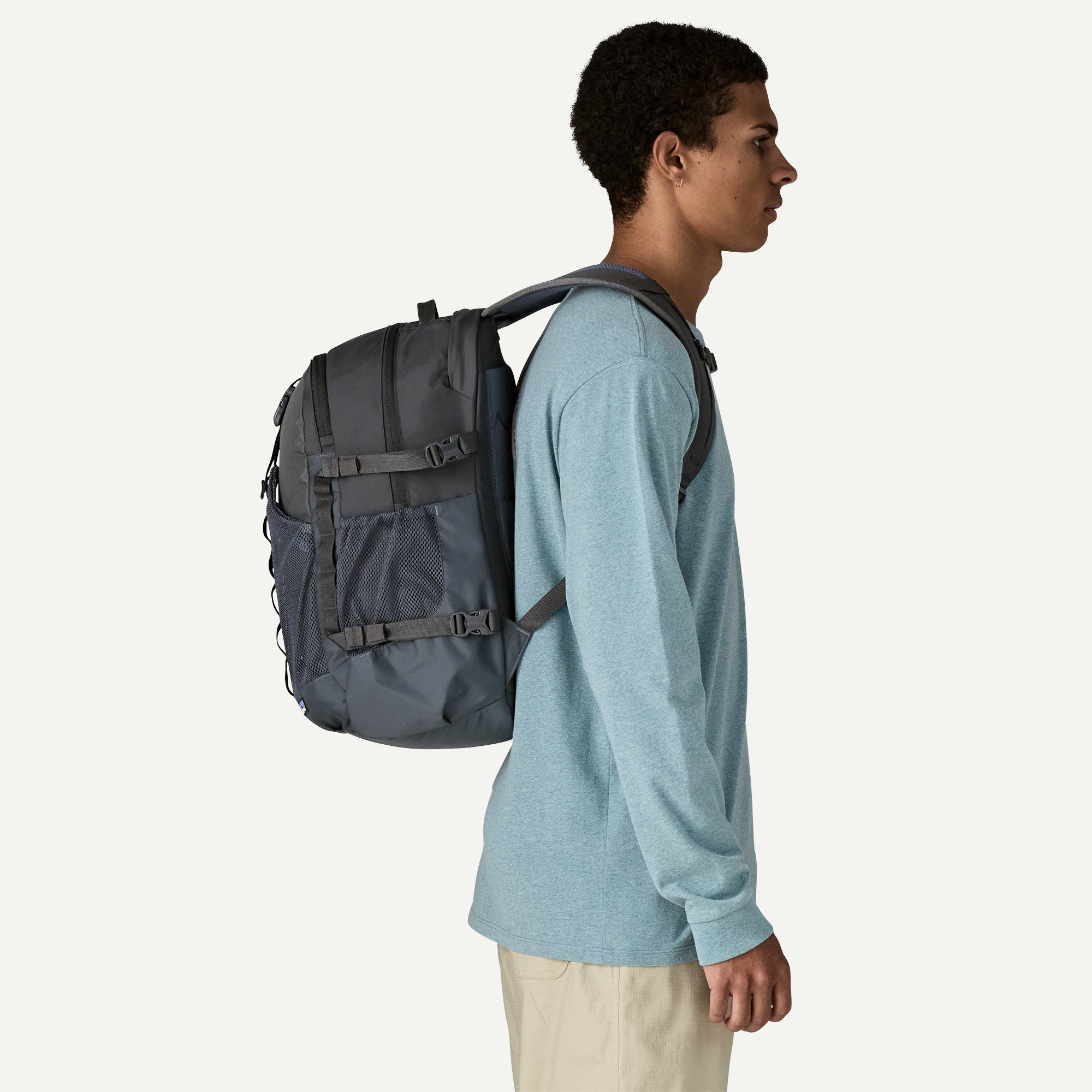 Patagonia Refugio Daypack 30L in Smolder Blue — angle view 4