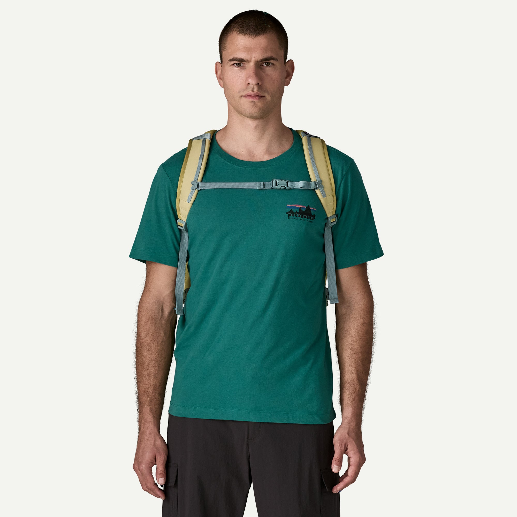 Patagonia Refugio Daypack 30L in Weathered Stone — angle view 2