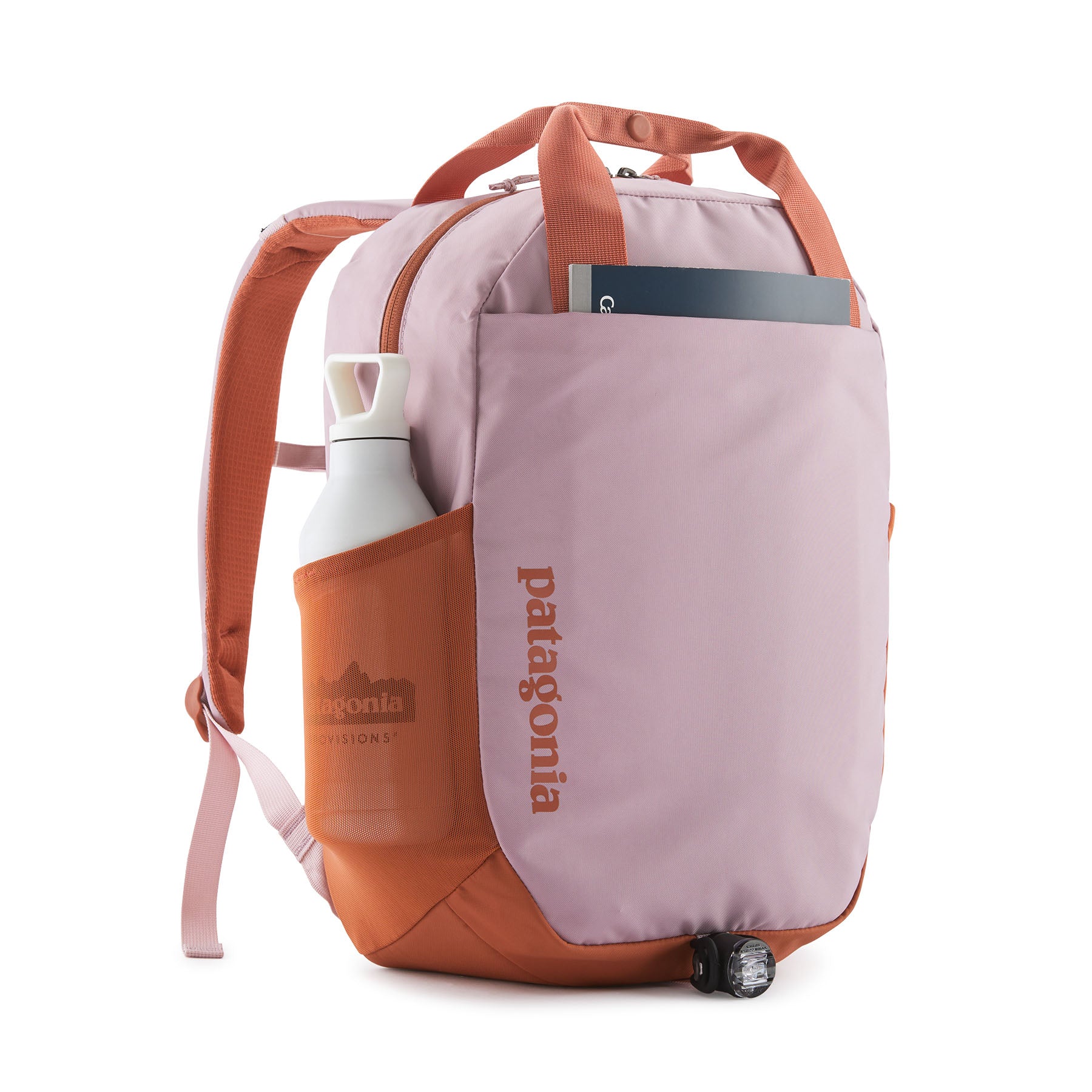 Patagonia Atom Tote Pack 20L in Canyon Brown — detail view