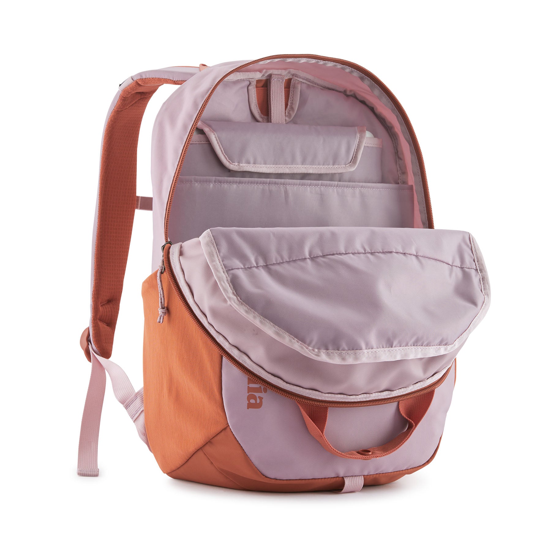 Patagonia Atom Tote Pack 20L in Canyon Brown — interior view