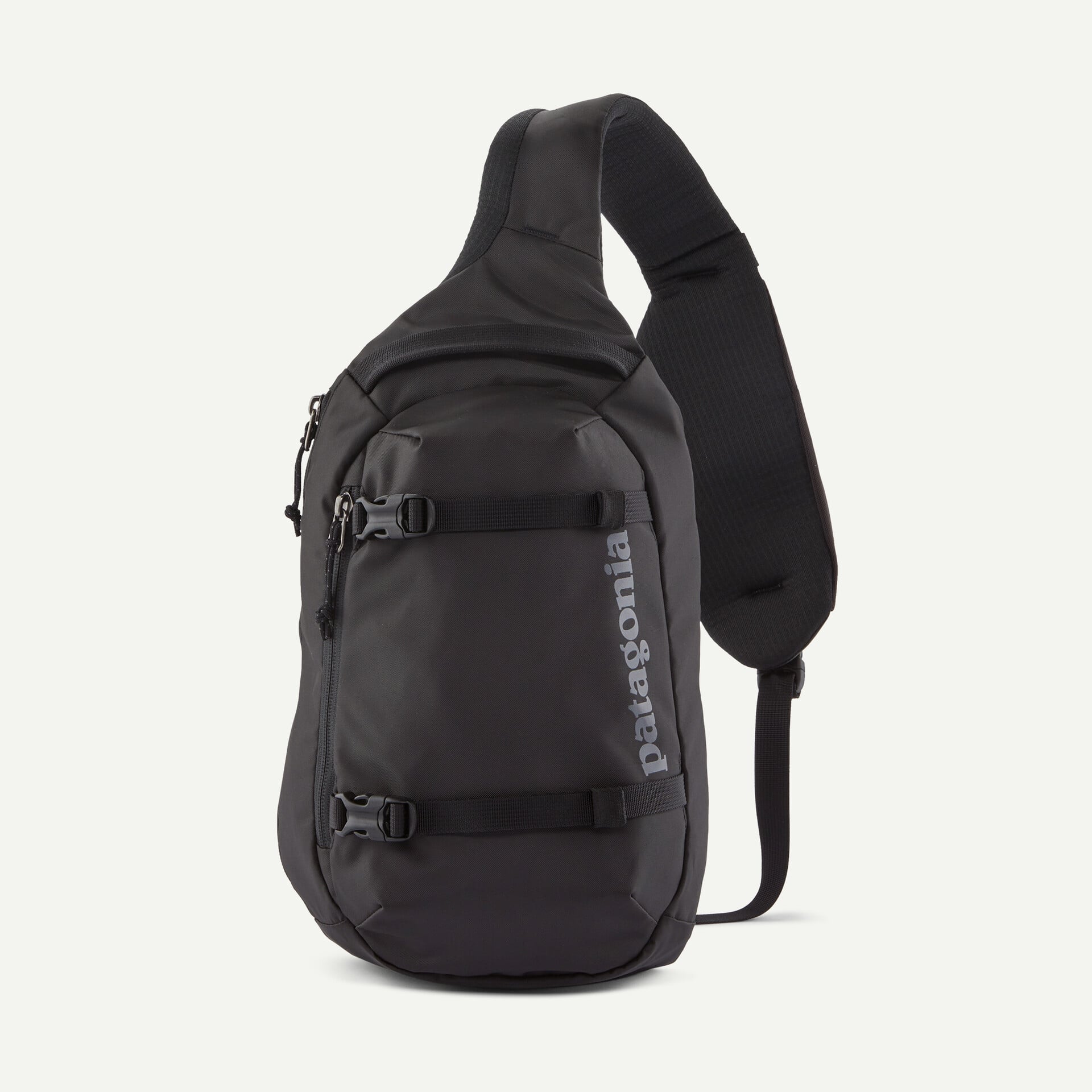Patagonia Atom Sling Bag 8L in Black — front view