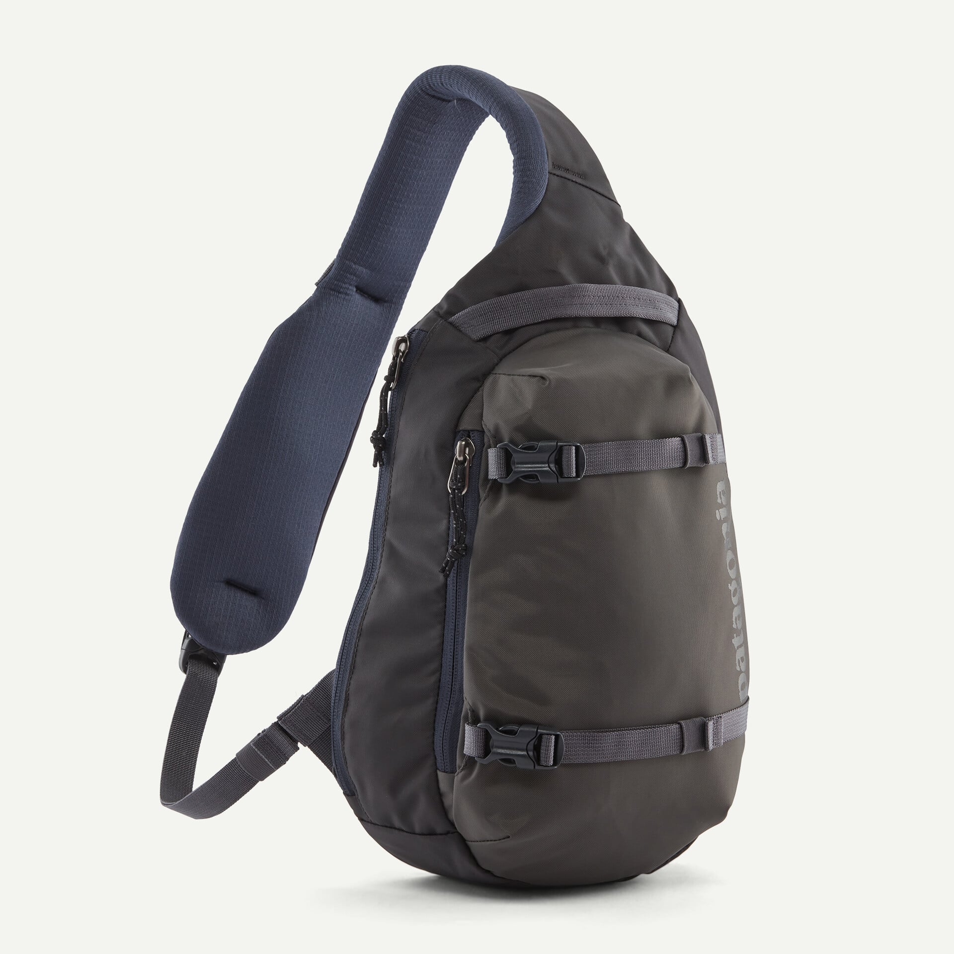 Patagonia Atom Sling Bag 8L in Smolder Blue — front view