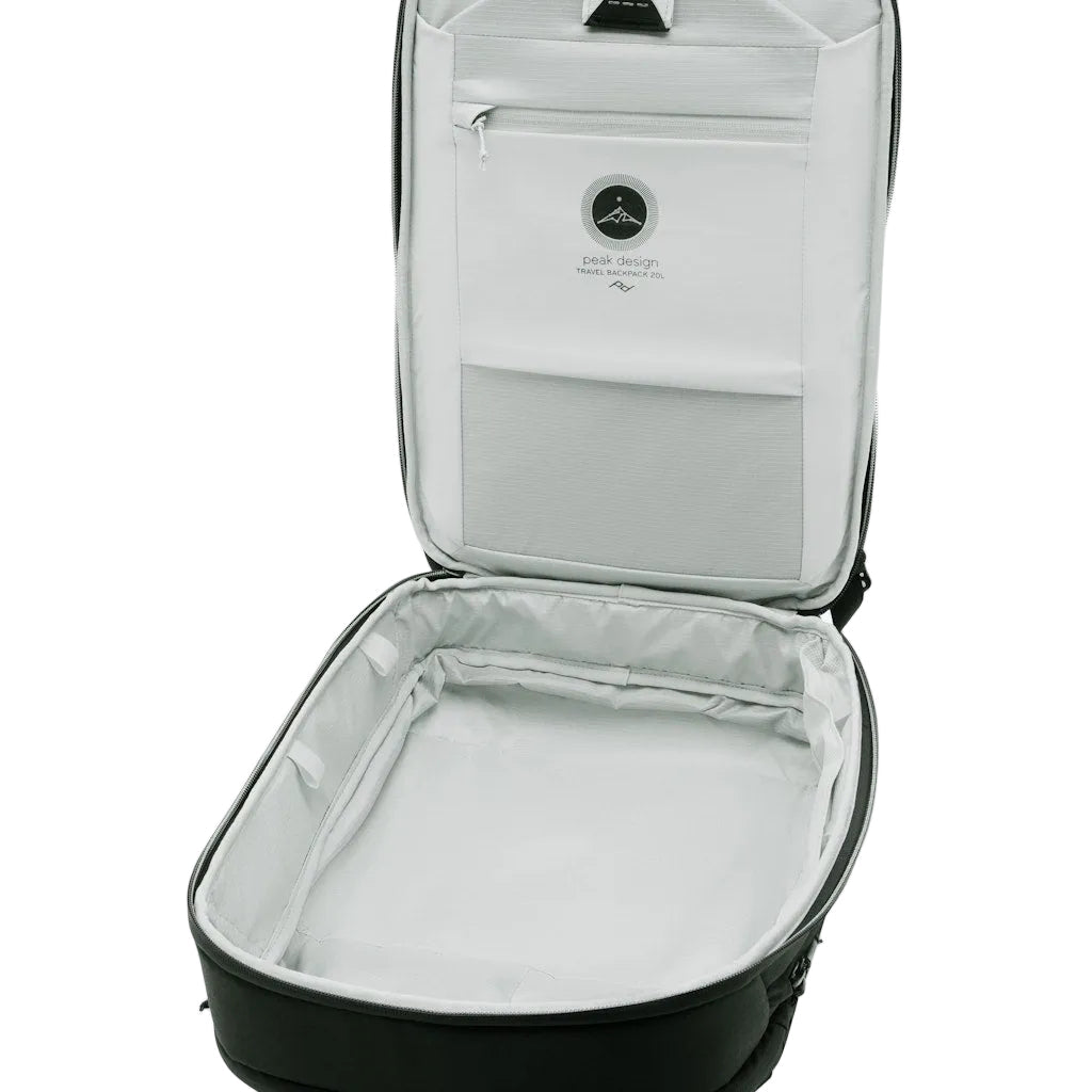 Peak Design Travel Backpack 20L - Black open