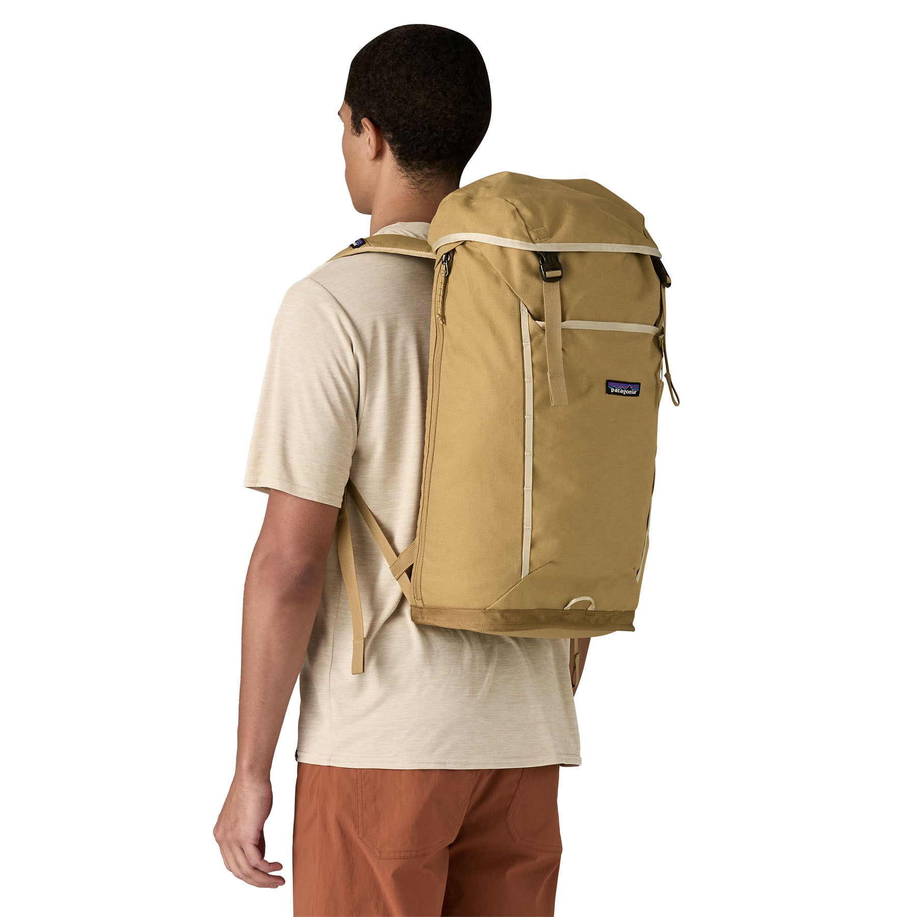 Patagonia Fieldsmith Lid Pack 28L in Classic Tan — lifestyle