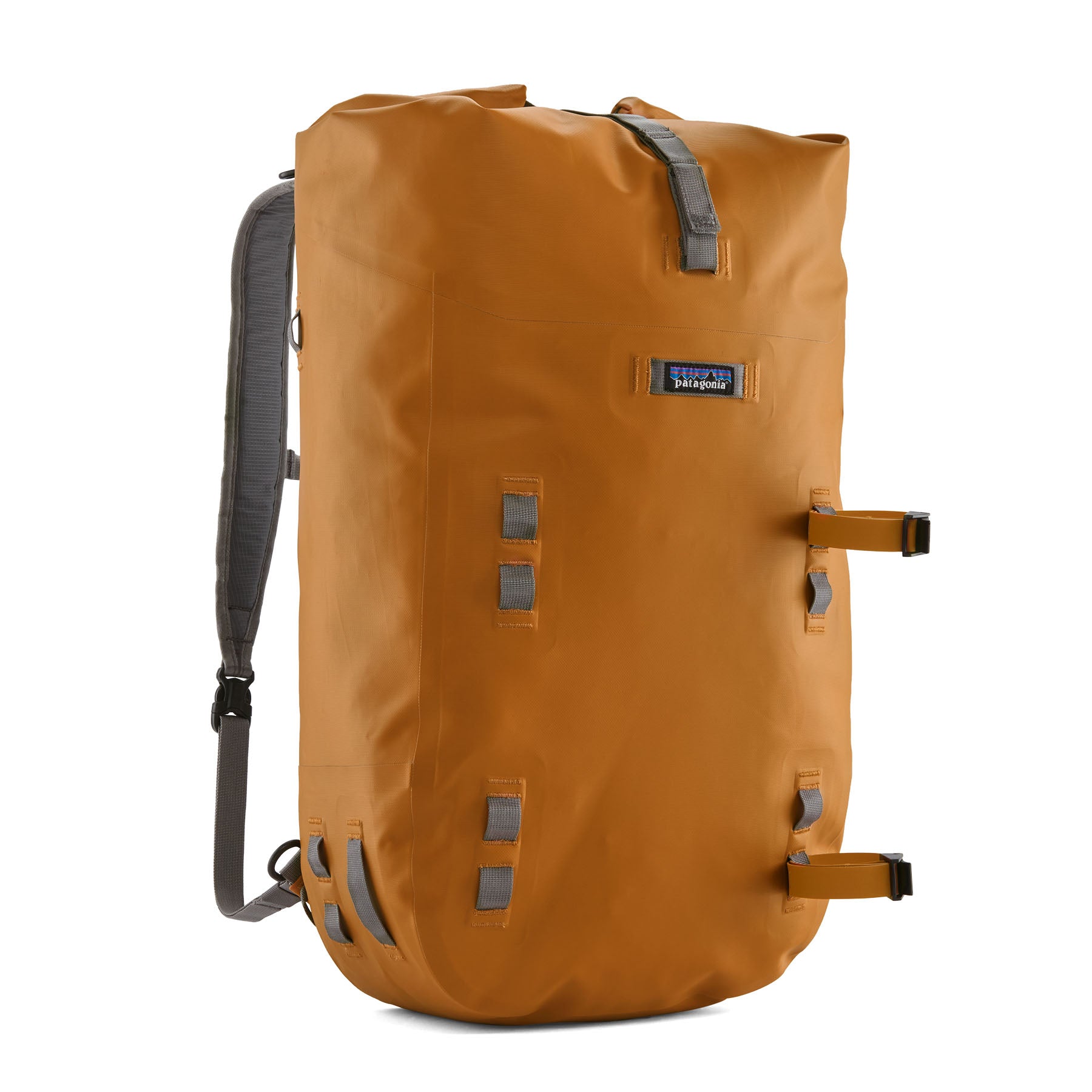 Patagonia Disperser Roll-Top Pack 40L in Golden Caramel — front view