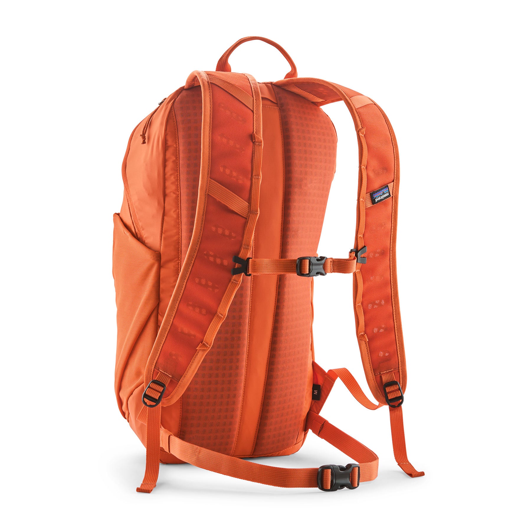 Patagonia Terravia Pack 14L in Coal Orange — back view