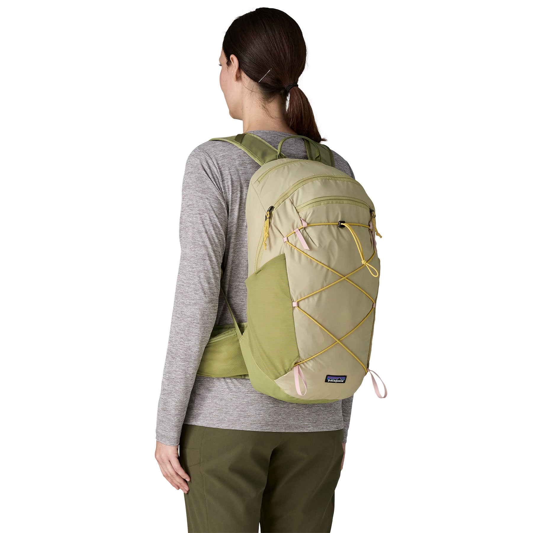 Patagonia Terravia Pack 22L in Weathered Stone — lifestyle