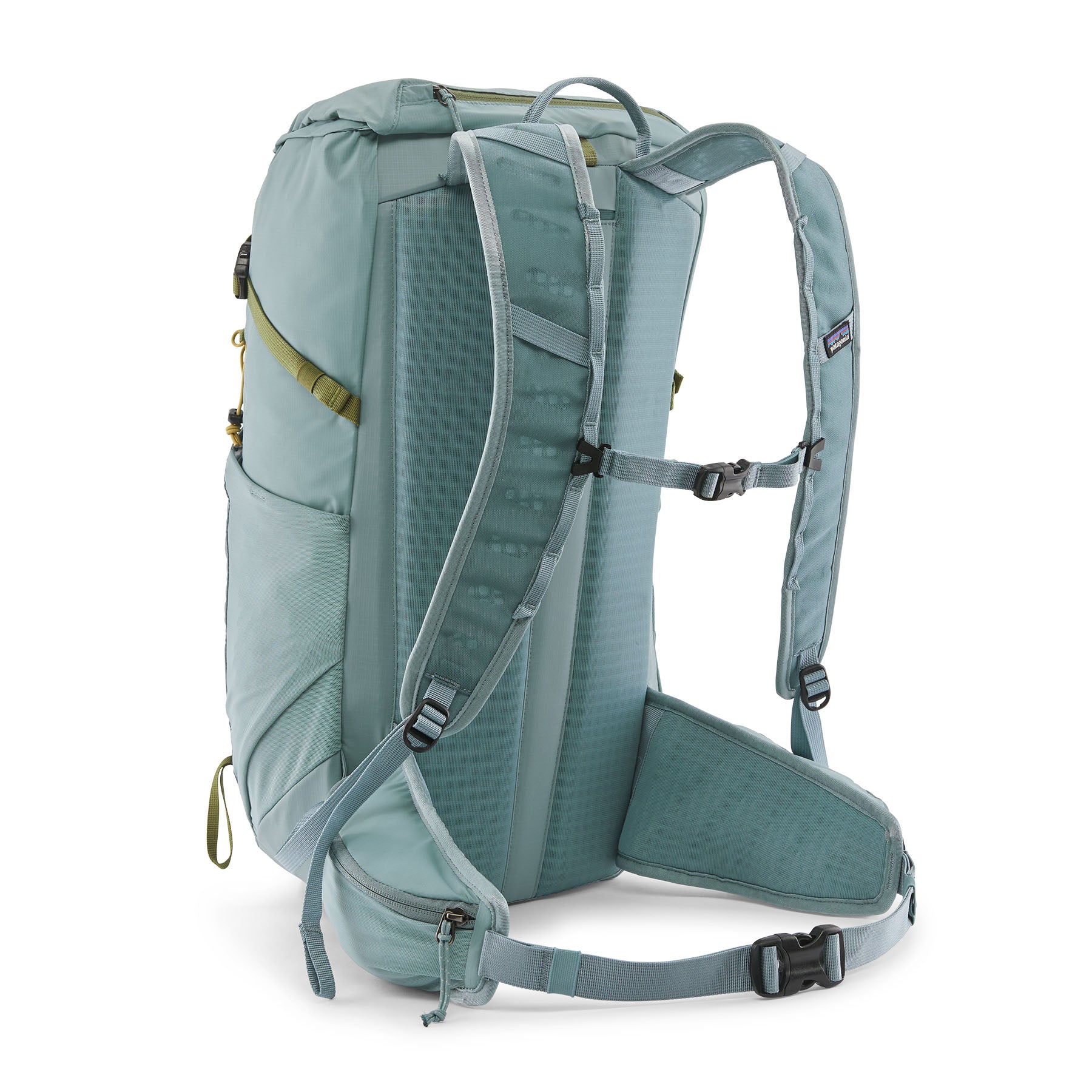 Patagonia Terravia Pack 28L in Blue Sage — back view