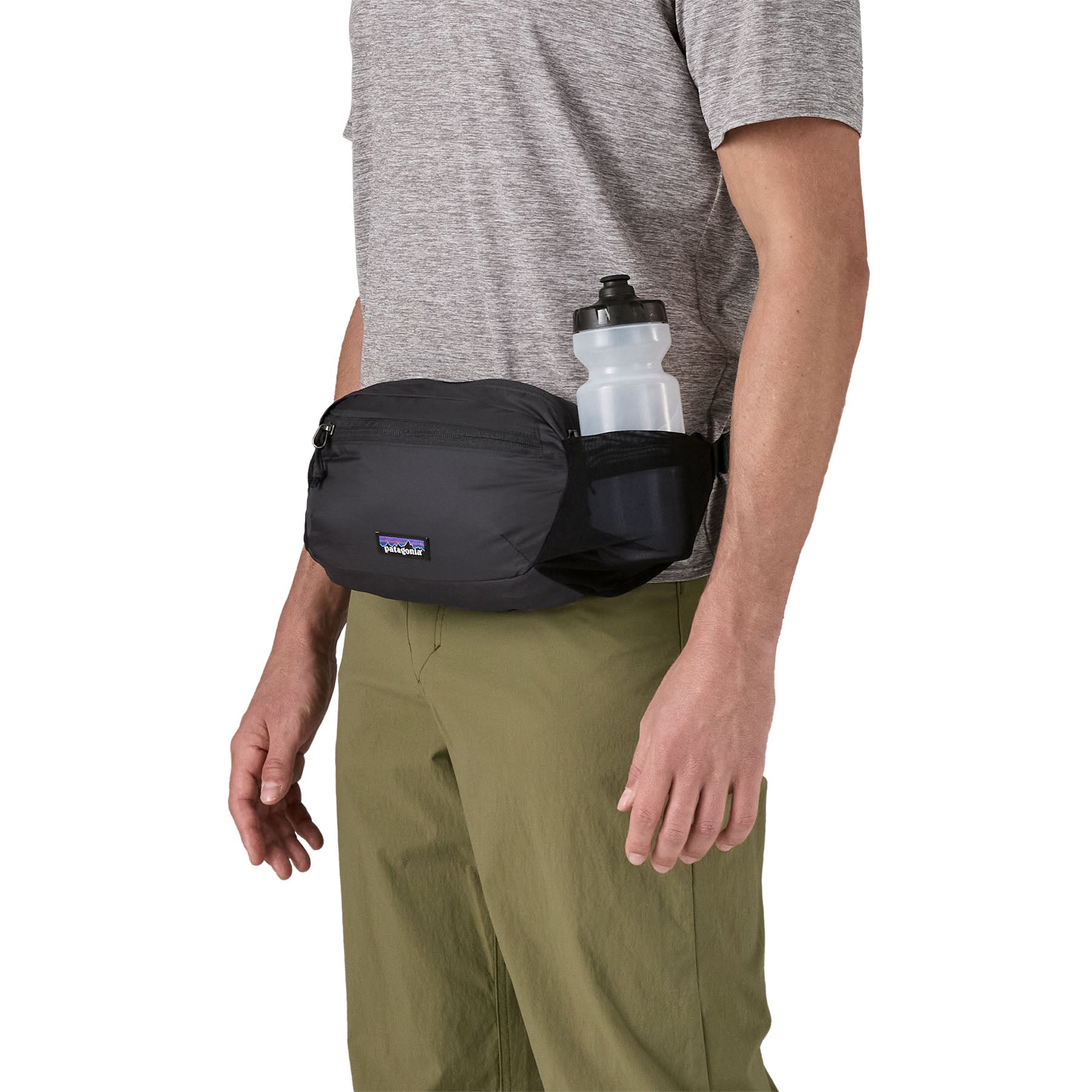 Patagonia Terravia Hip Pack 4L in Black — lifestyle 2