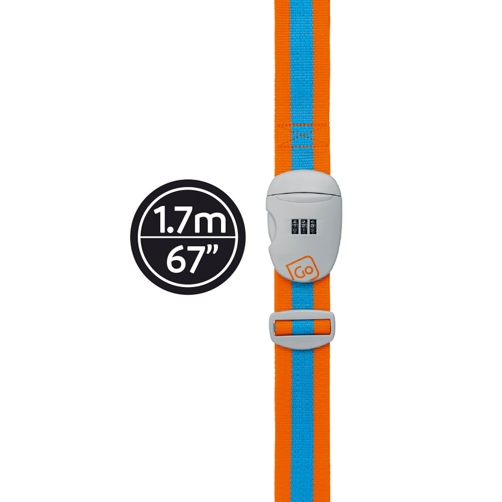Go Travel Combi Luggage Strap – fitted to a suitcase