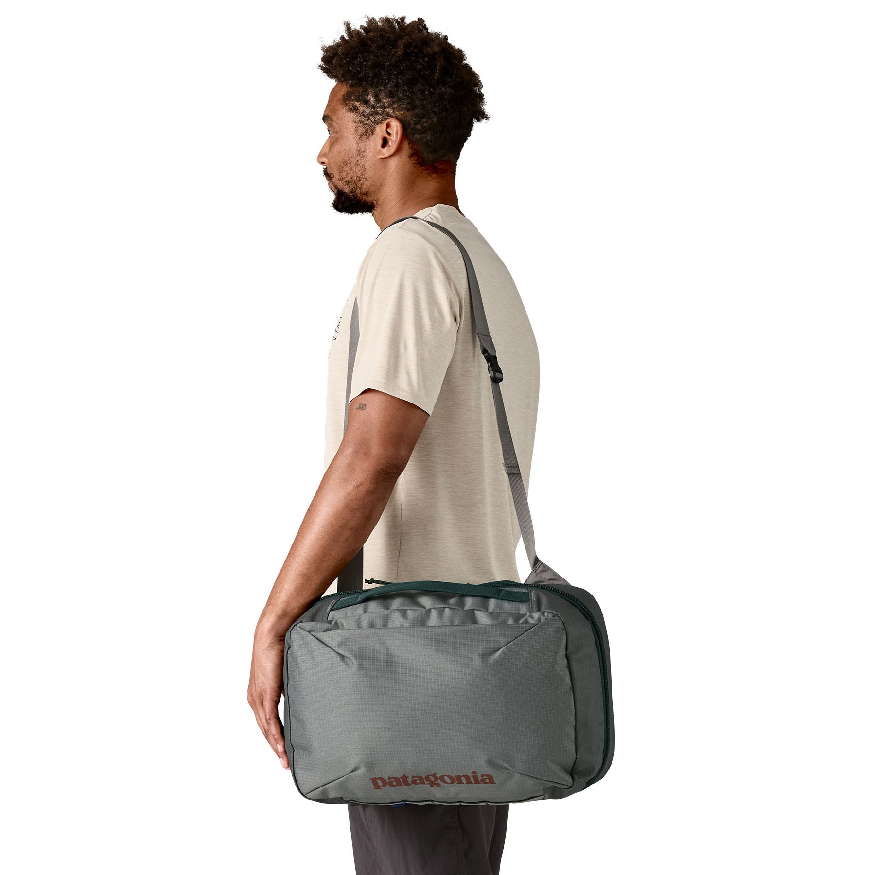 Patagonia Black Hole Micro MLC Backpack 22L in Noble Grey — lifestyle 2