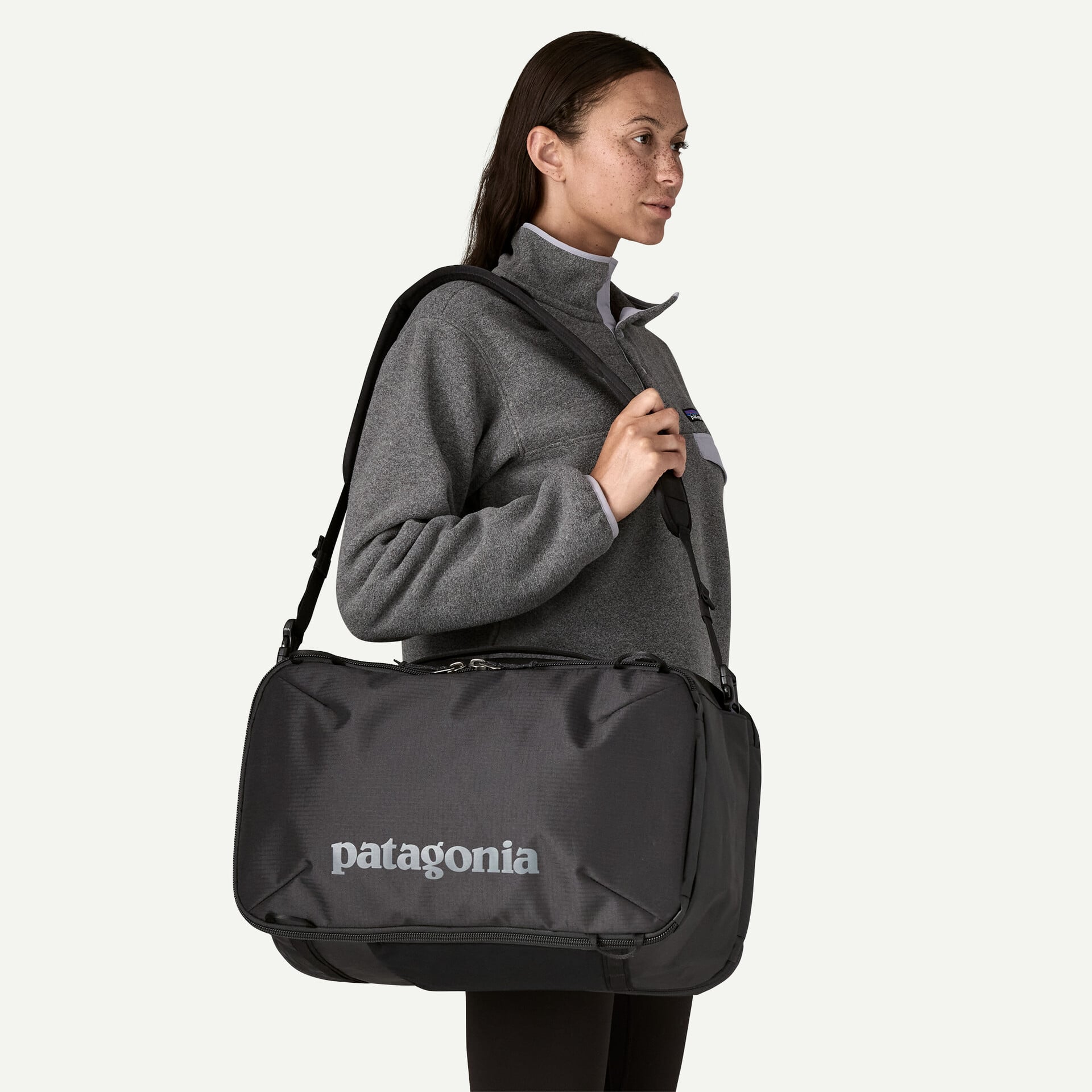 Patagonia Black Hole Mini MLC Pack 30L in Black — angle view 2