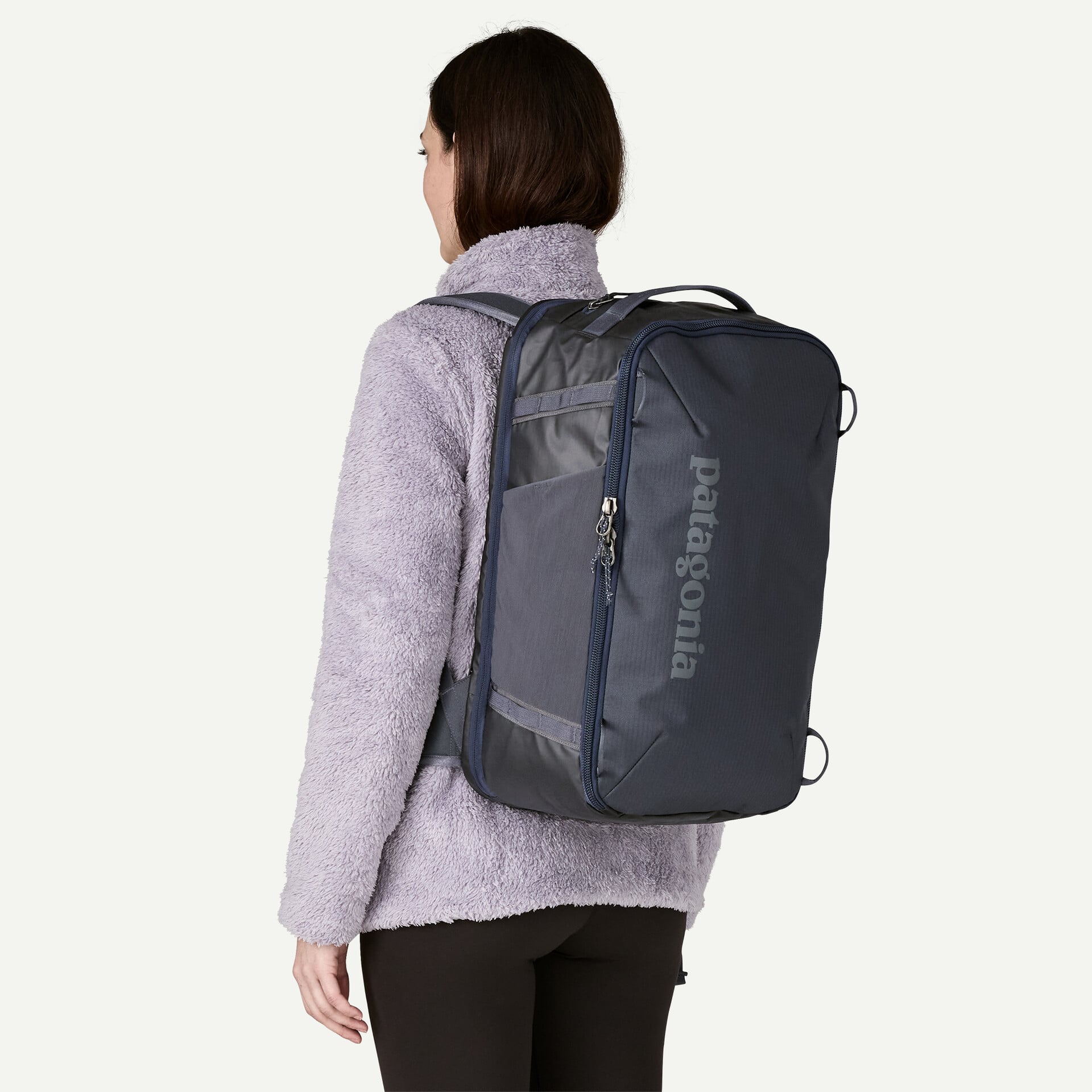 Patagonia Black Hole Mini MLC Pack 30L in Smolder Blue/Forge Grey — angle view 1