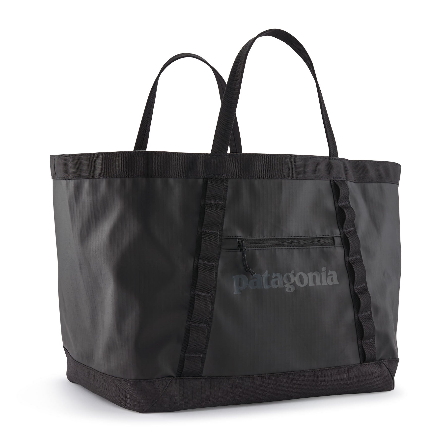 Patagonia Black Hole Gear Tote 61L in Black — front view