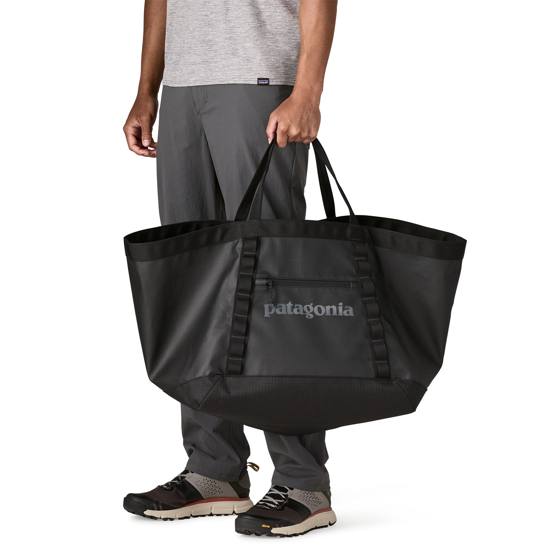 Patagonia Black Hole Gear Tote 61L in Black — lifestyle 2