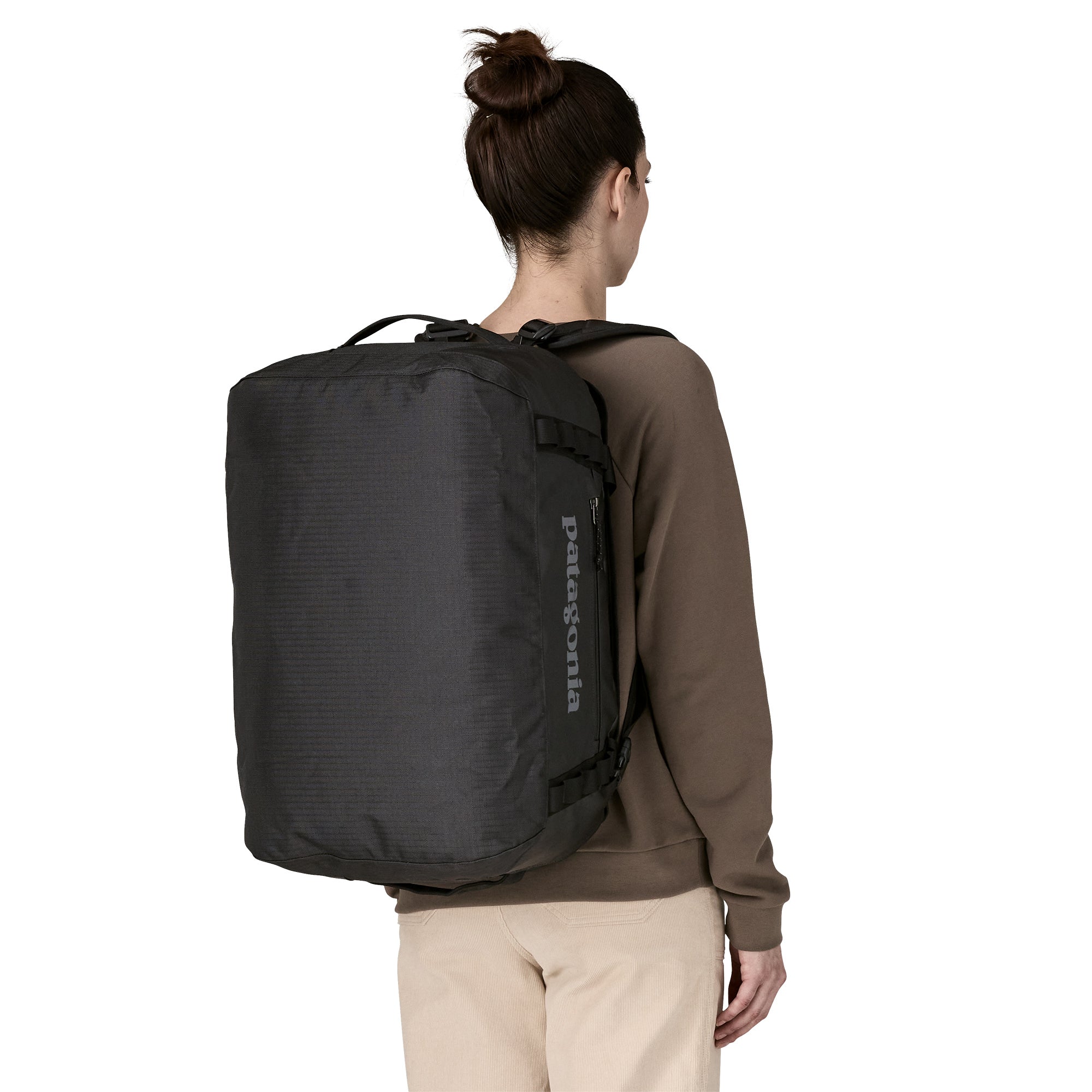 Patagonia Black Hole Duffel 40L in Black — back view