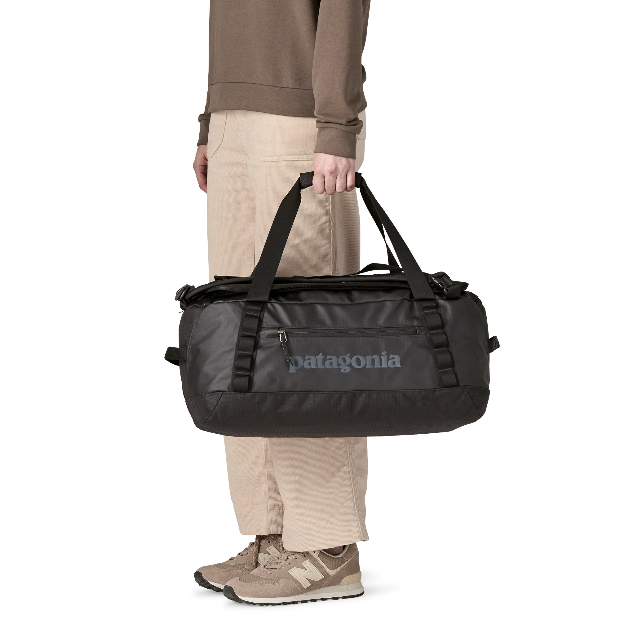 Patagonia Black Hole Duffel 40L in Black — angle view 1