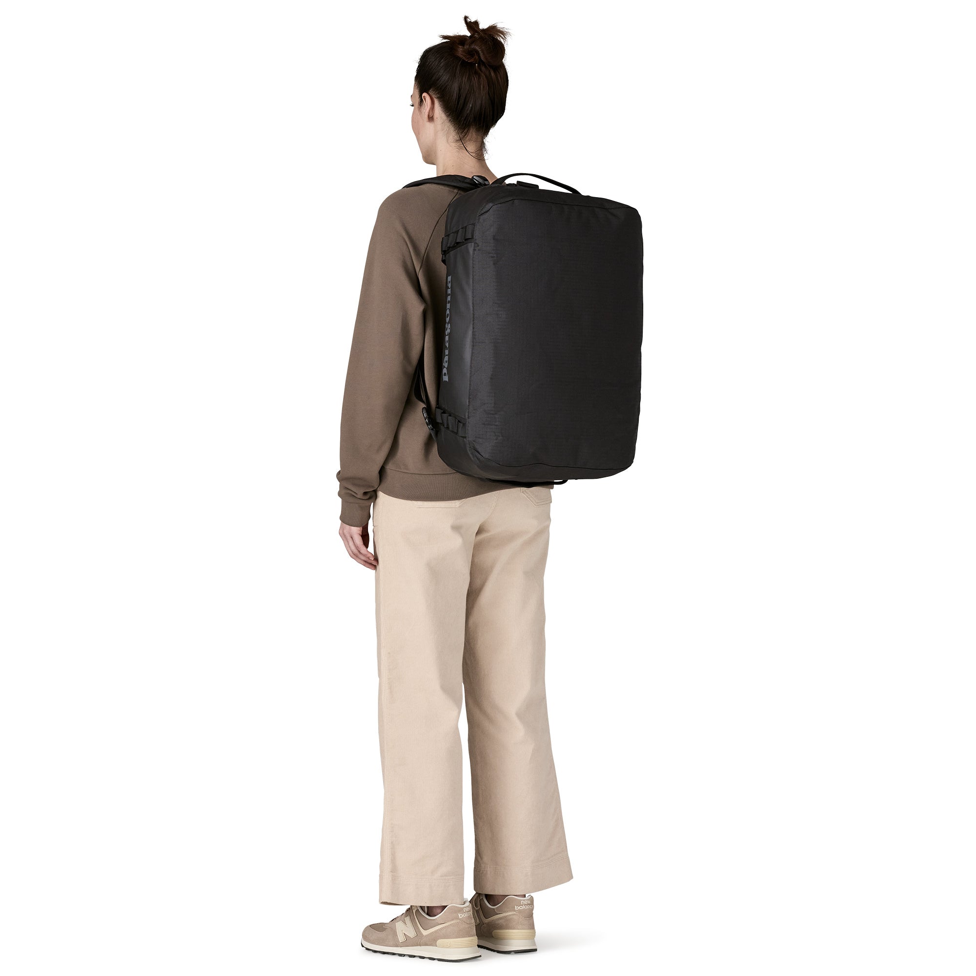 Patagonia Black Hole Duffel 40L in Black — angle view 2