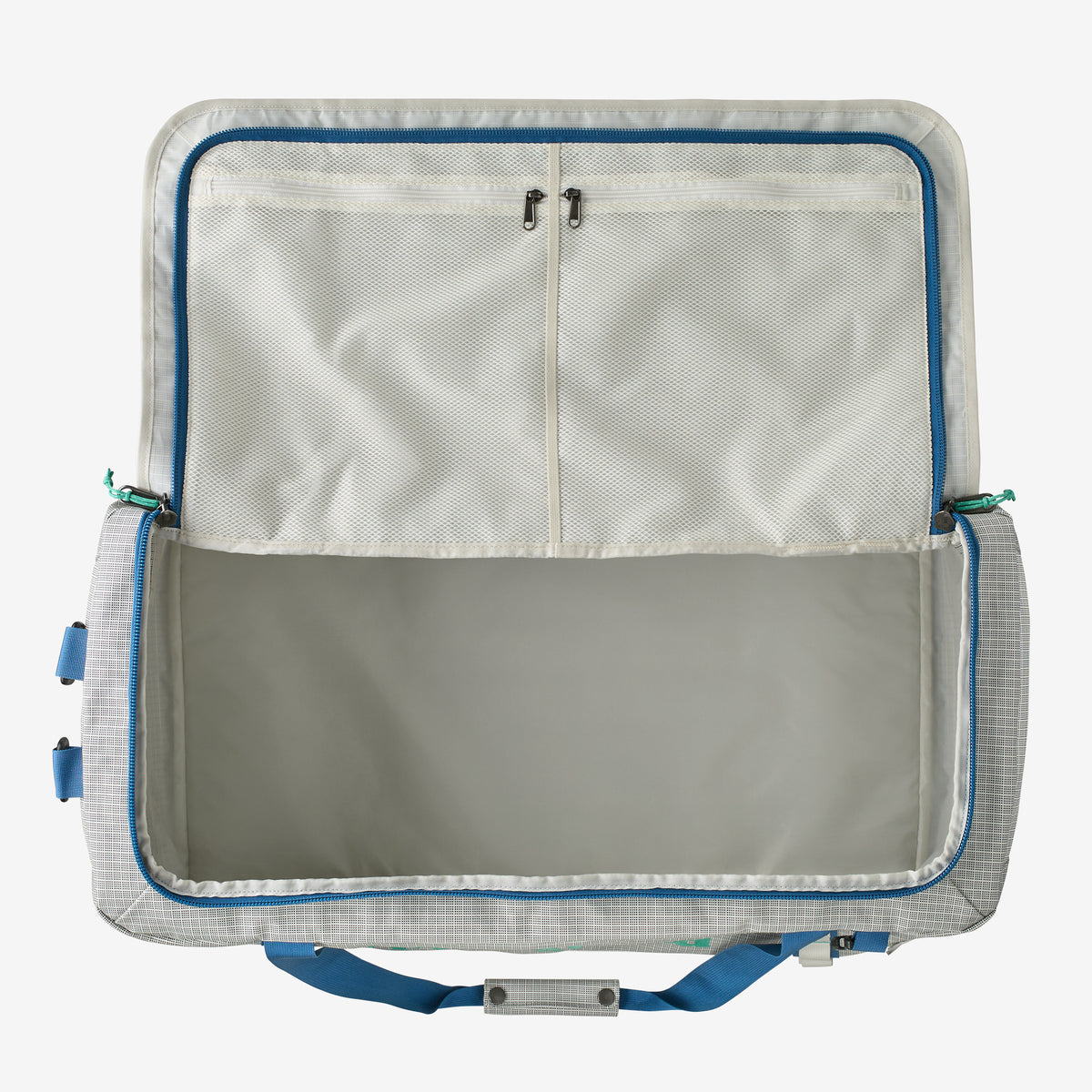 Patagonia Black Hole Duffel 70L in Birch White — interior view