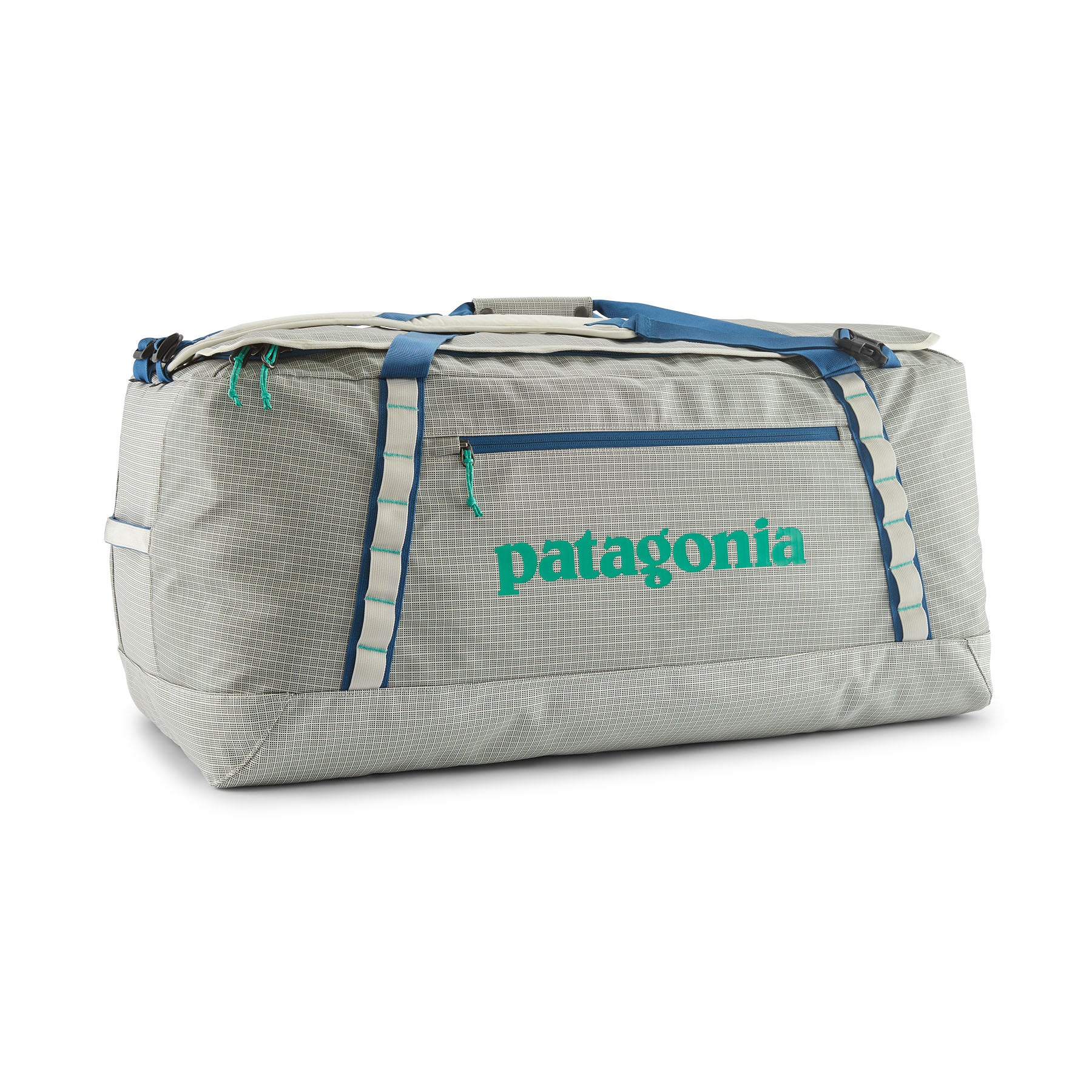 Patagonia Black Hole Duffel 100L in Birch White — front view