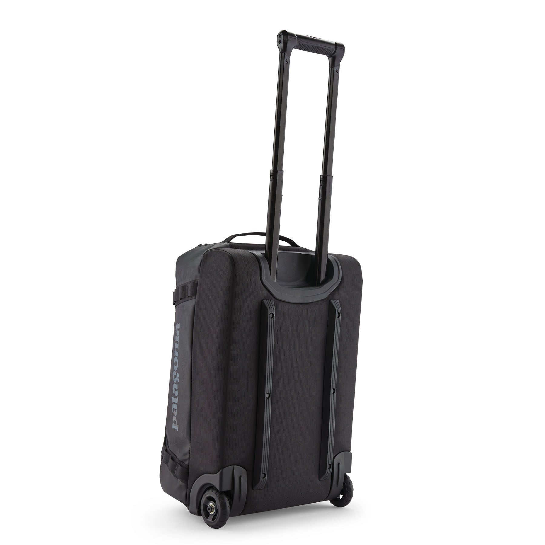 Patagonia Black Hole Wheeled Duffel 40L in Black — back view
