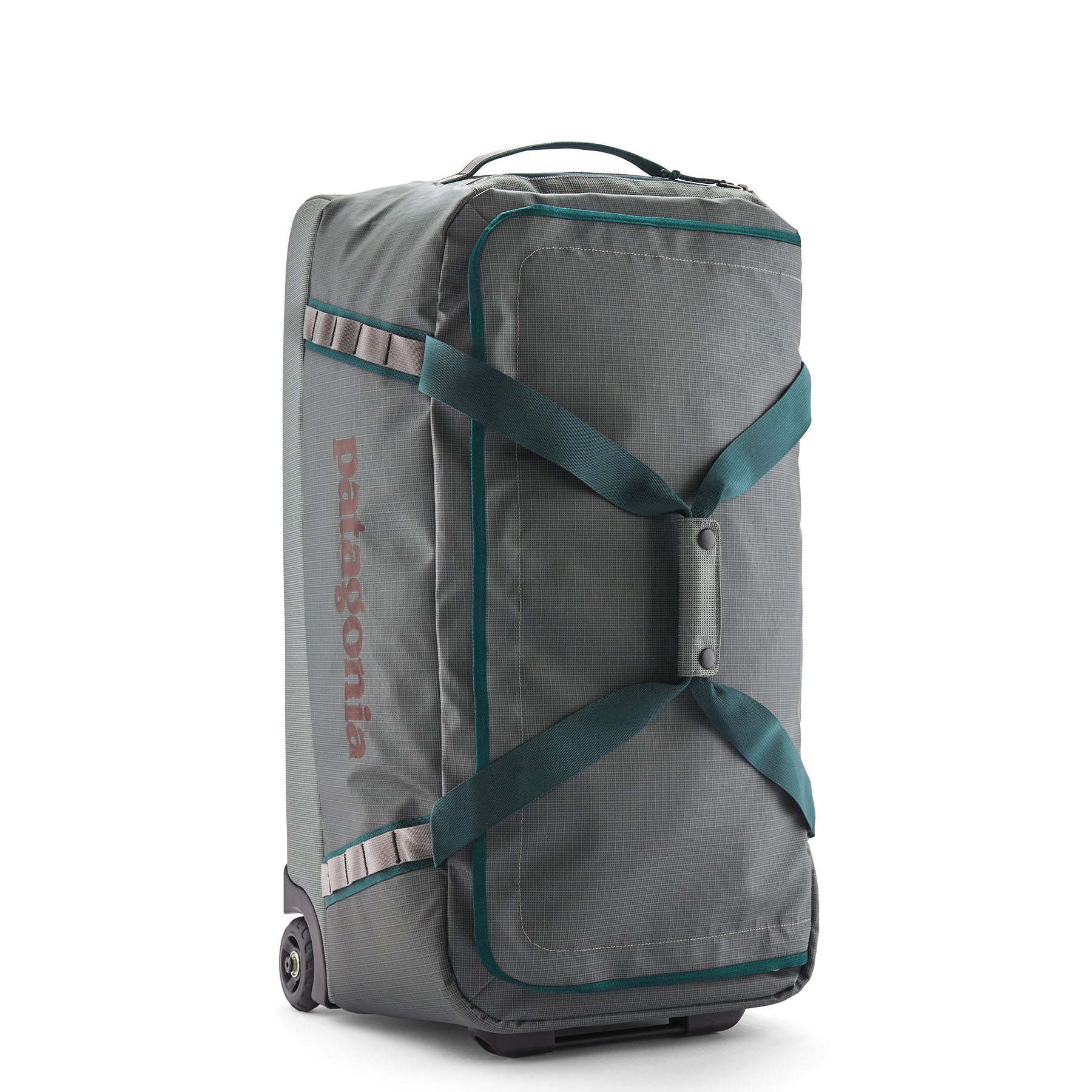 Patagonia Black Hole Wheeled Duffel 70L in Noble Grey — front view