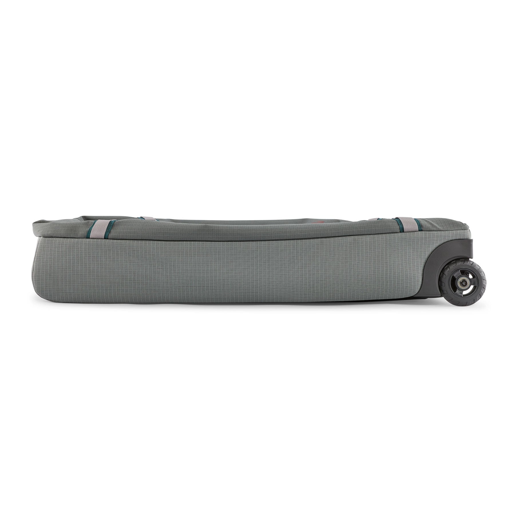 Patagonia Black Hole Wheeled Duffel 100L in Noble Grey — angle view 2